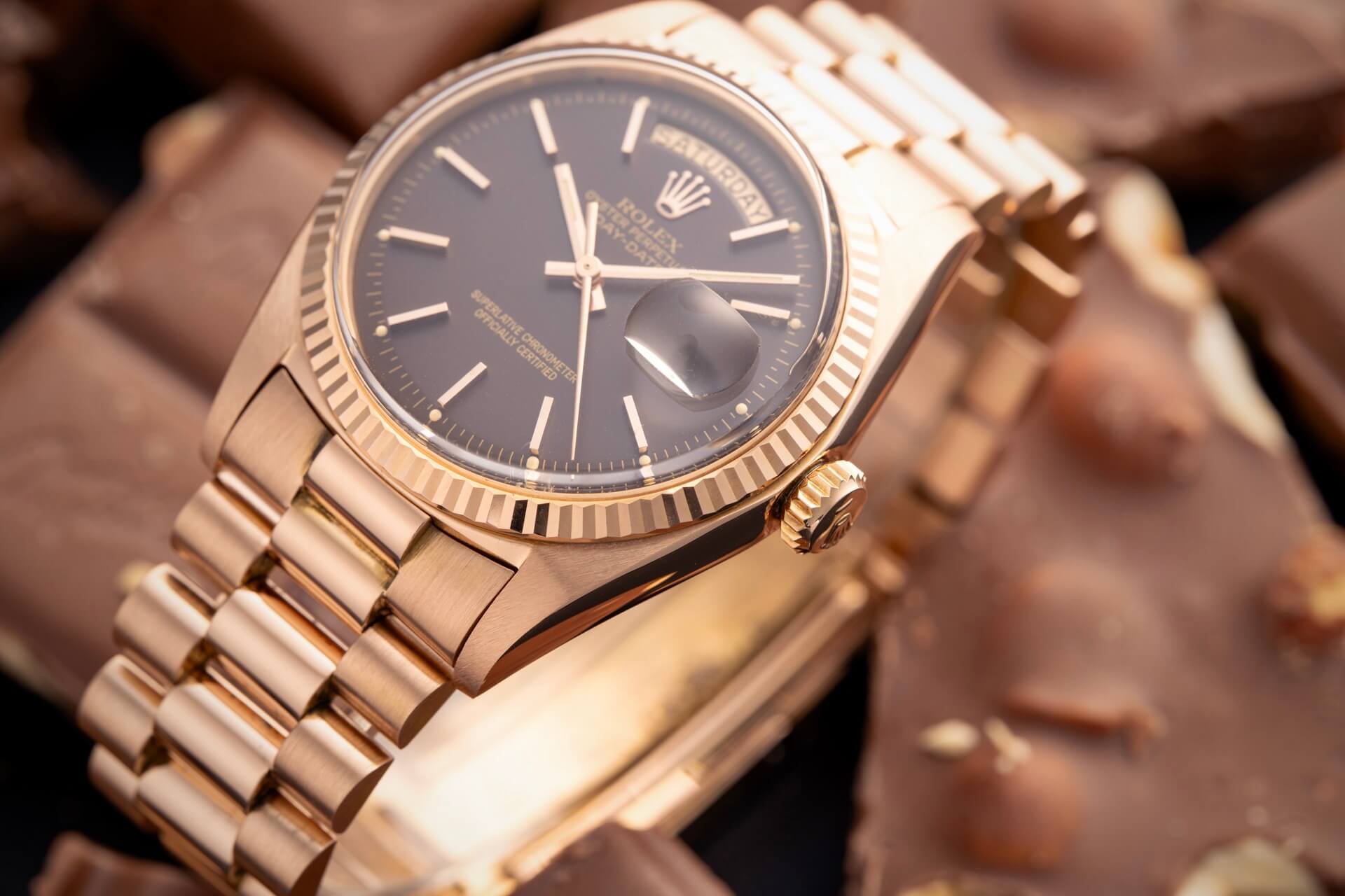 Rolex Day-Date 1803 Rose Gold ‘Chocolate’ Dial