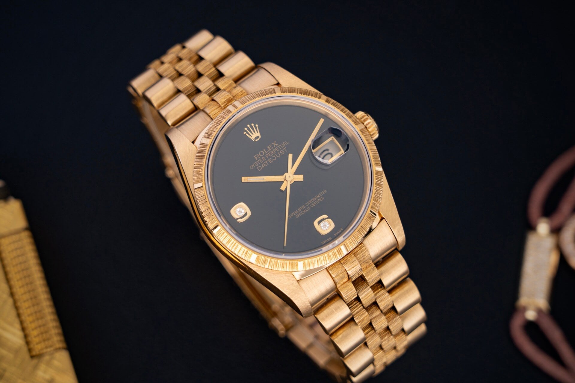 Rolex Datejust 16248 'Bark' Onyx Dial