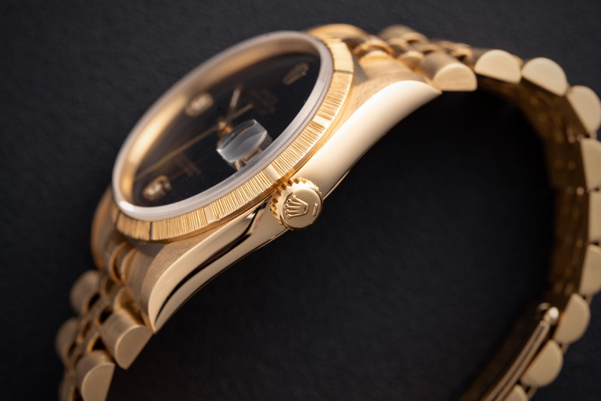 Rolex Datejust 16248 'Bark' Onyx Dial