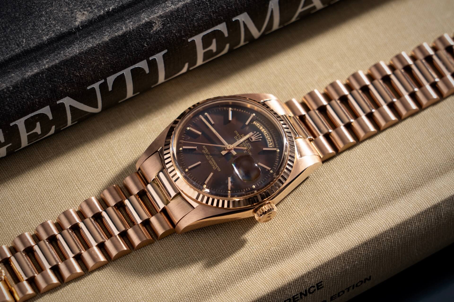 Rolex Day-Date 1803 Rose Gold ‘Chocolate’ Dial