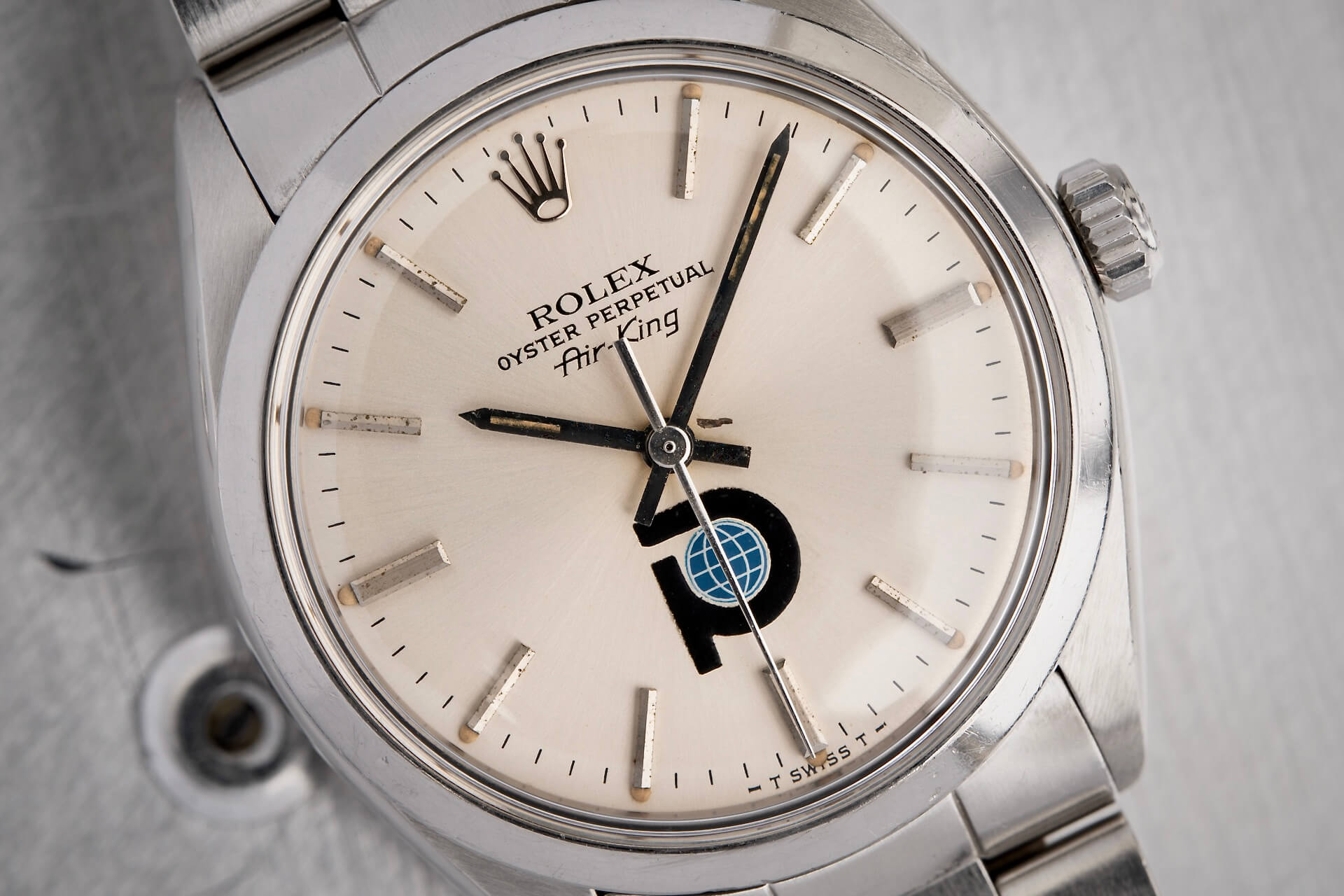 Rolex Airk-king 5500 Pool Intairdril Logo Dial 'Pool Oil'
