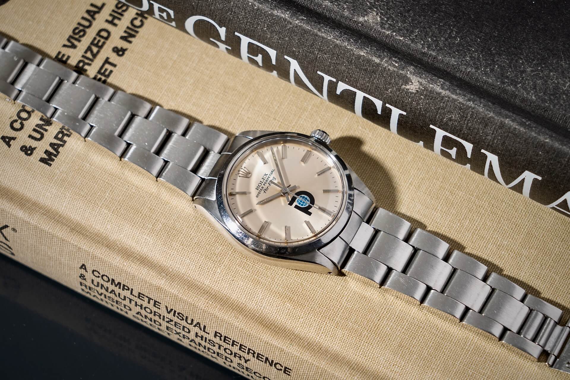 Rolex Airk-king 5500 Pool Intairdril Logo Dial 'Pool Oil'