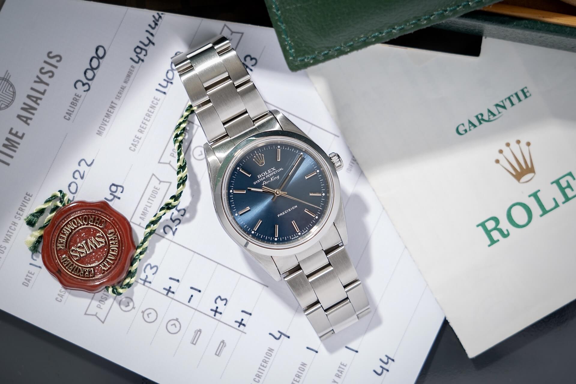 Rolex Air-King 14000 B&P