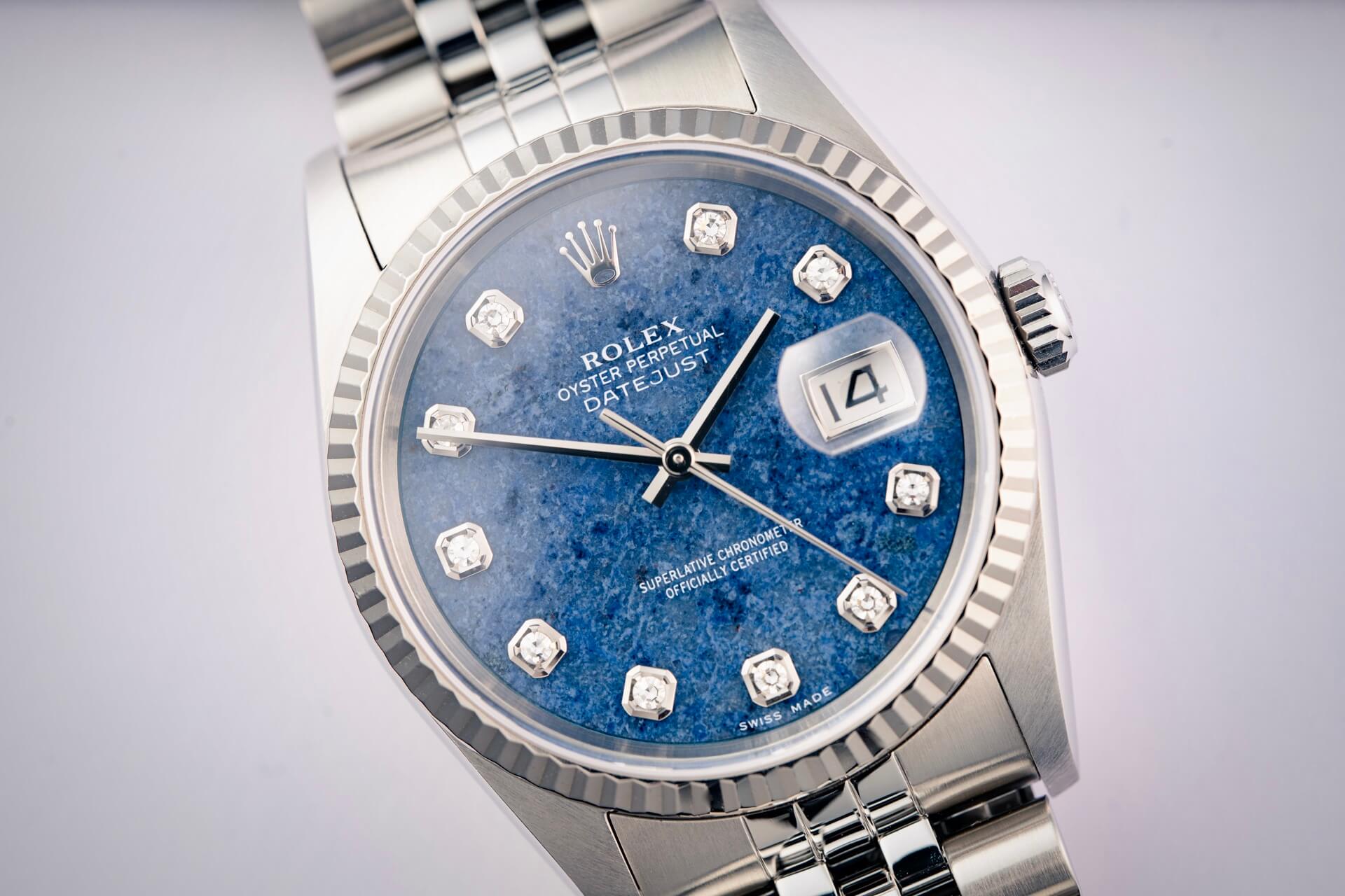 Rolex Datejust 16234 'Sodalite Stone Dial'
