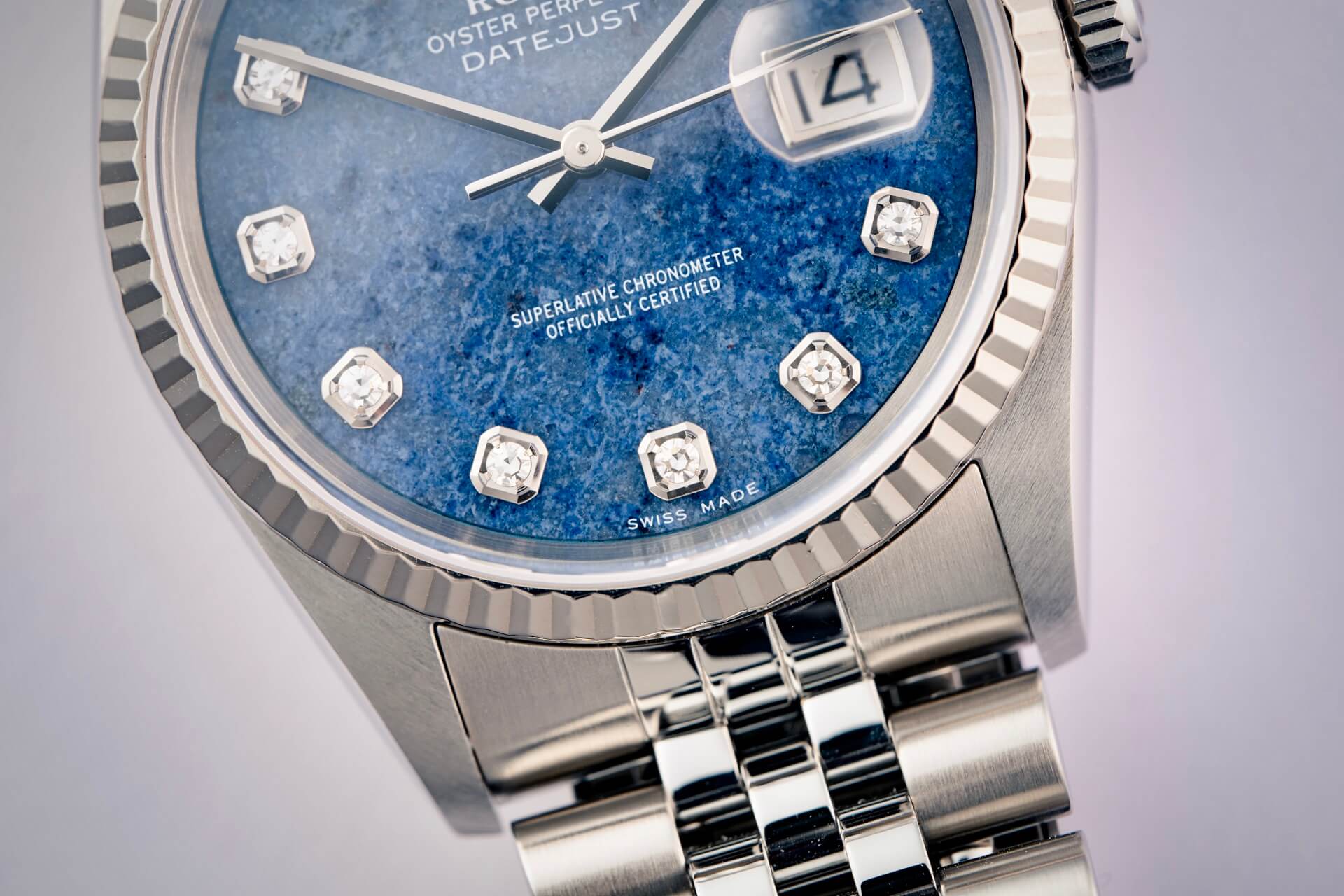 Rolex Datejust 16234 'Sodalite Stone Dial'