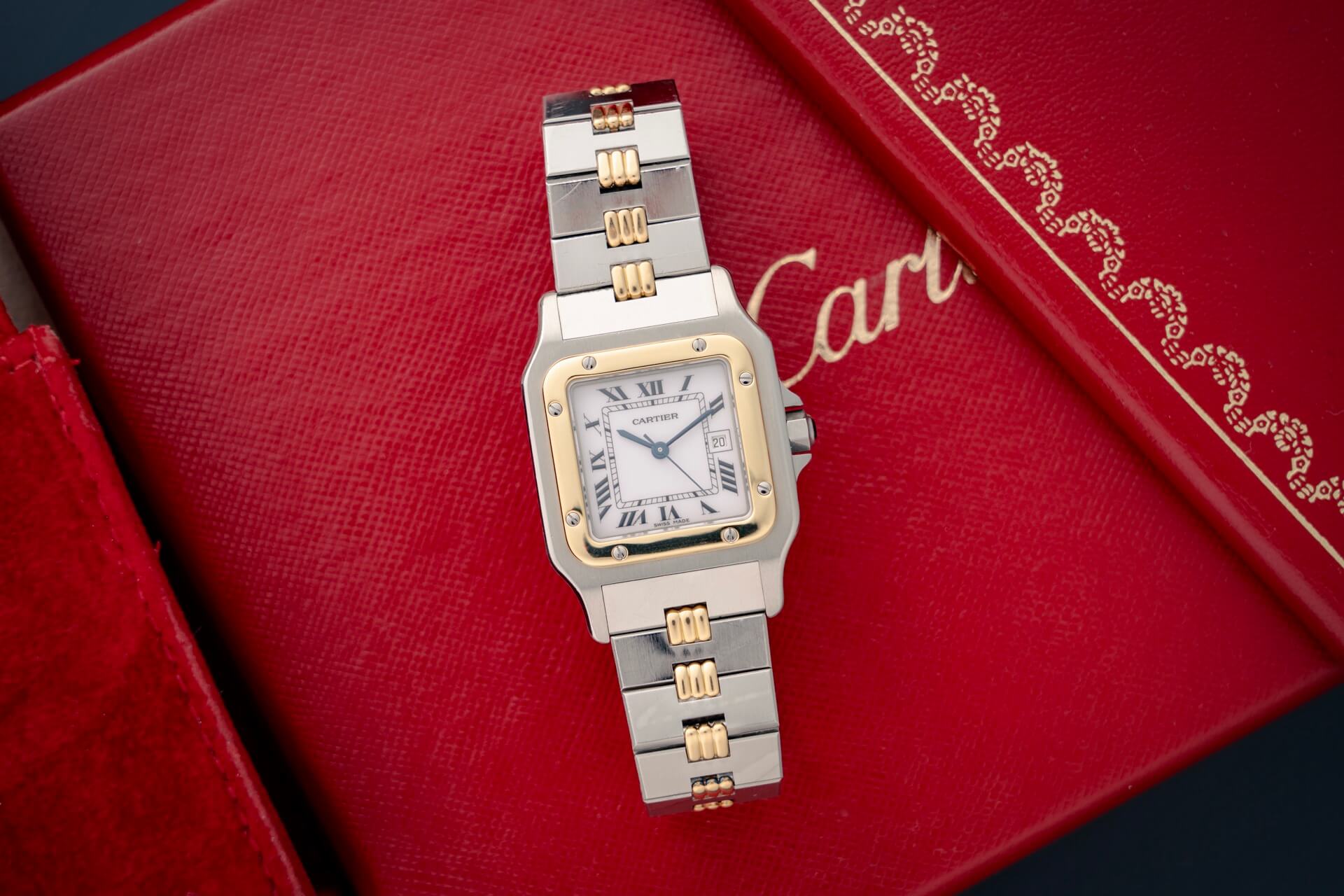 Cartier Santos Carrée 2961 ‘Godron’