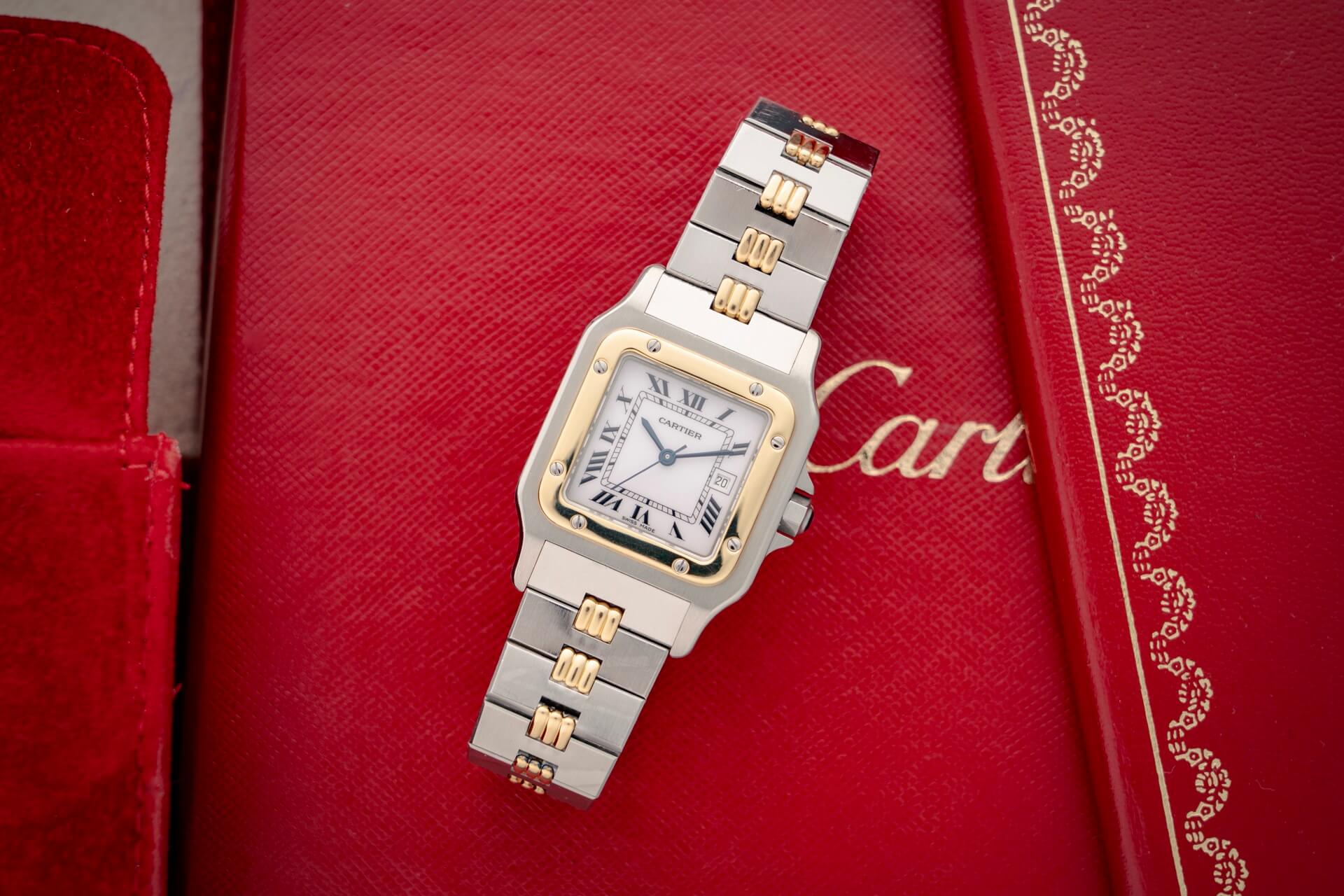 Cartier Santos Carrée 2961 ‘Godron’