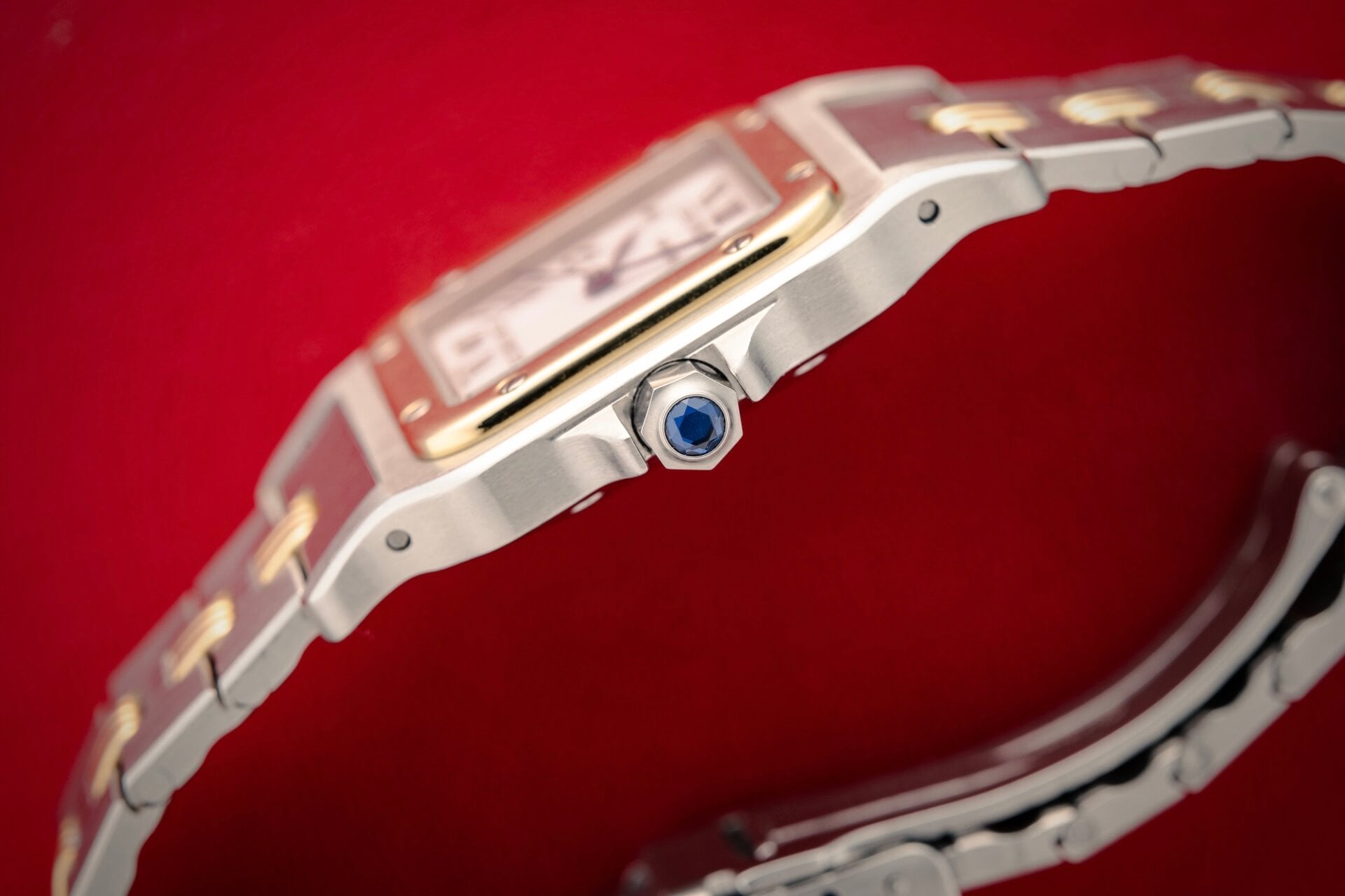 Cartier Santos Carrée 2961 ‘Godron’