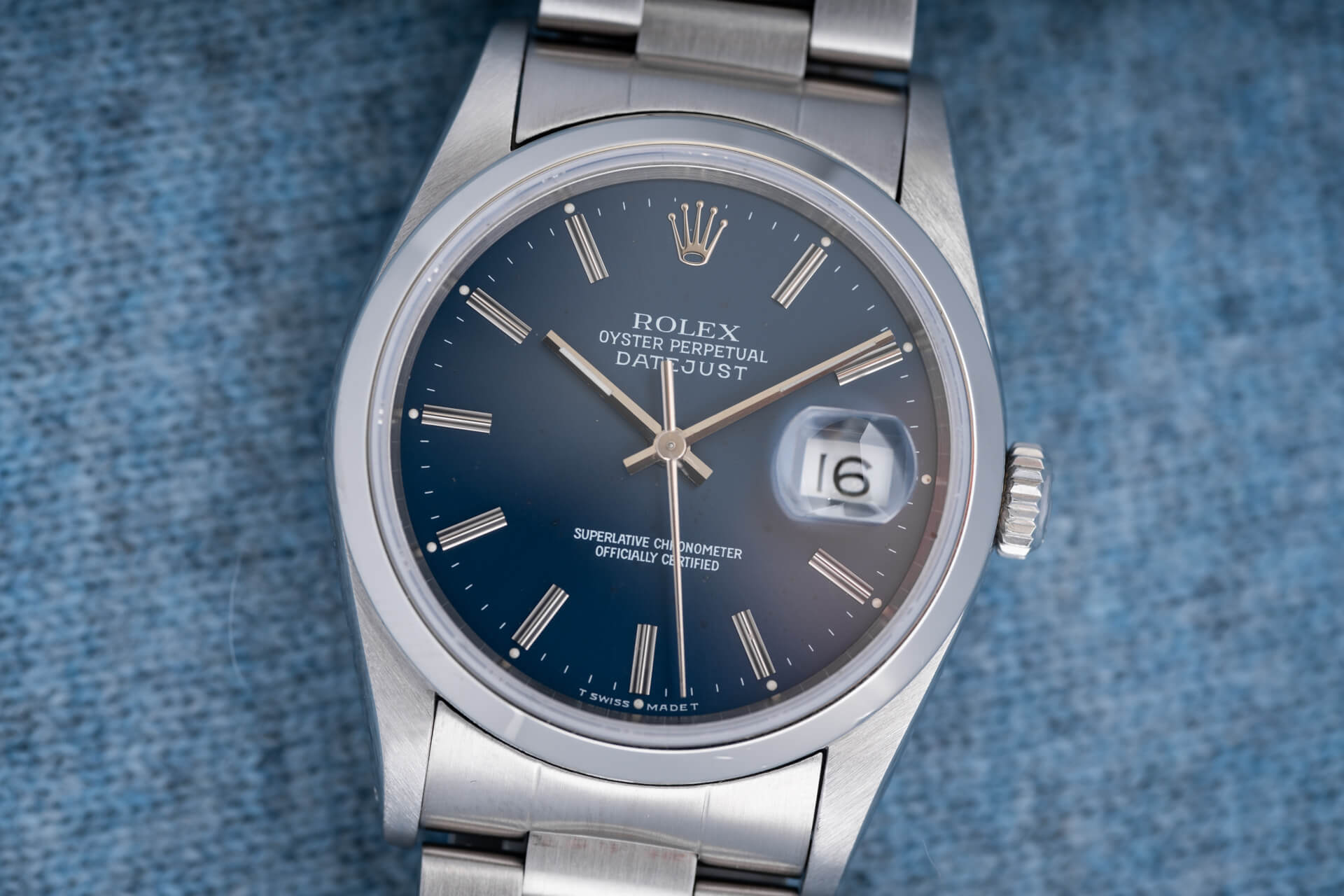 Rolex Datejust 16200 'Denim Blue'