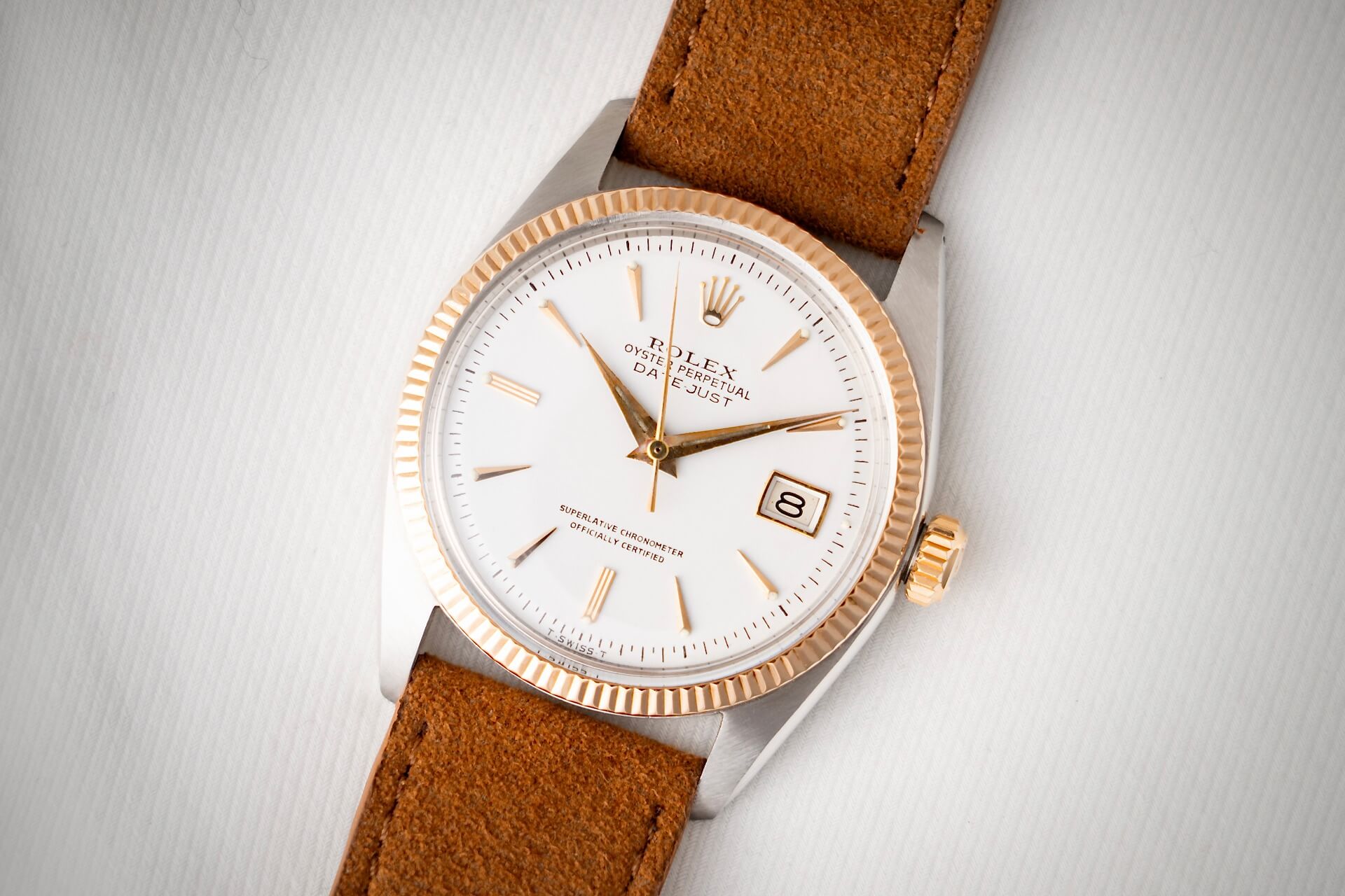 Rolex Datejust 1601 Rose Gold/Steel