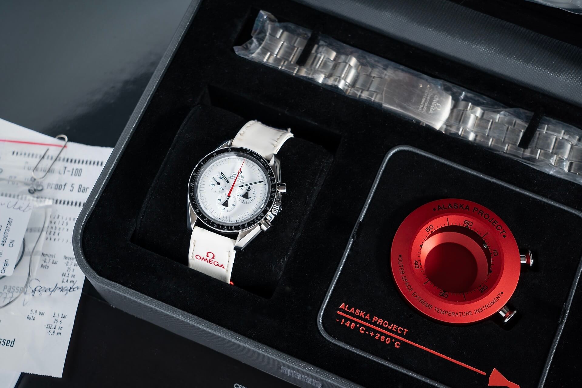 Omega Speedmaster Moonwatch 'Alaska' Collectors set B&P