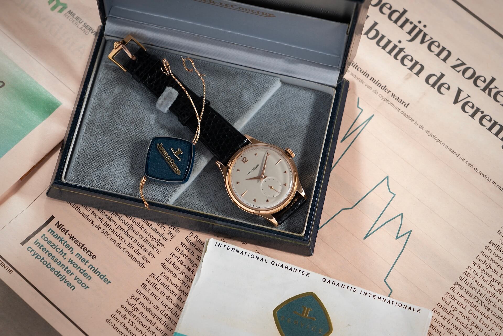 Jaeger leCoultre Calatrava Oversized 18k Rose Gold