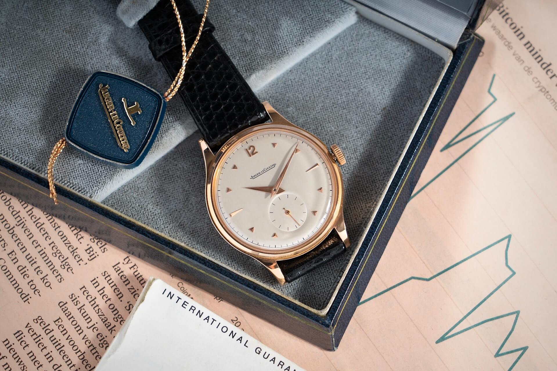 Jaeger leCoultre Calatrava Oversized 18k Rose Gold