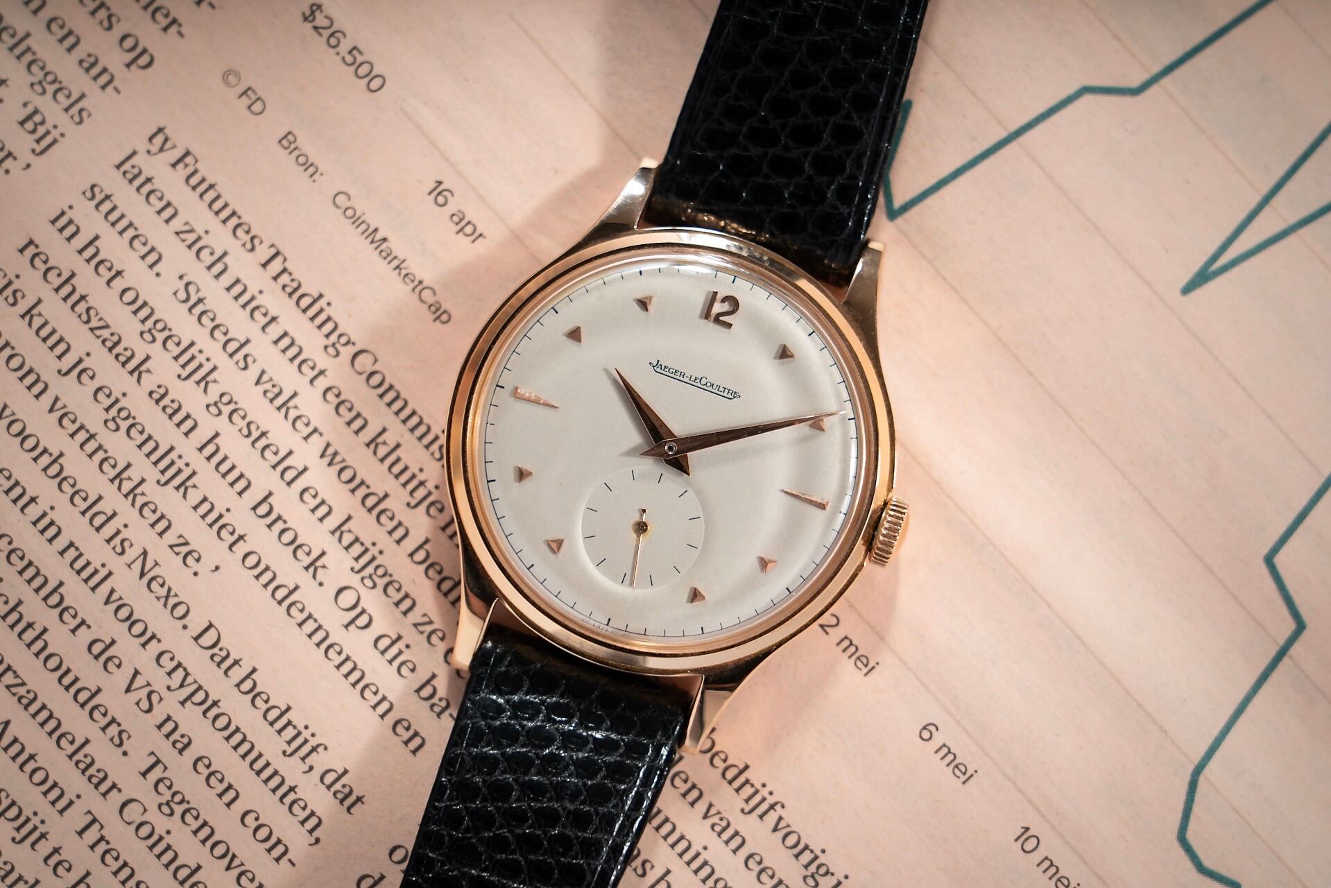 Jaeger leCoultre Calatrava Oversized 18k Rose Gold