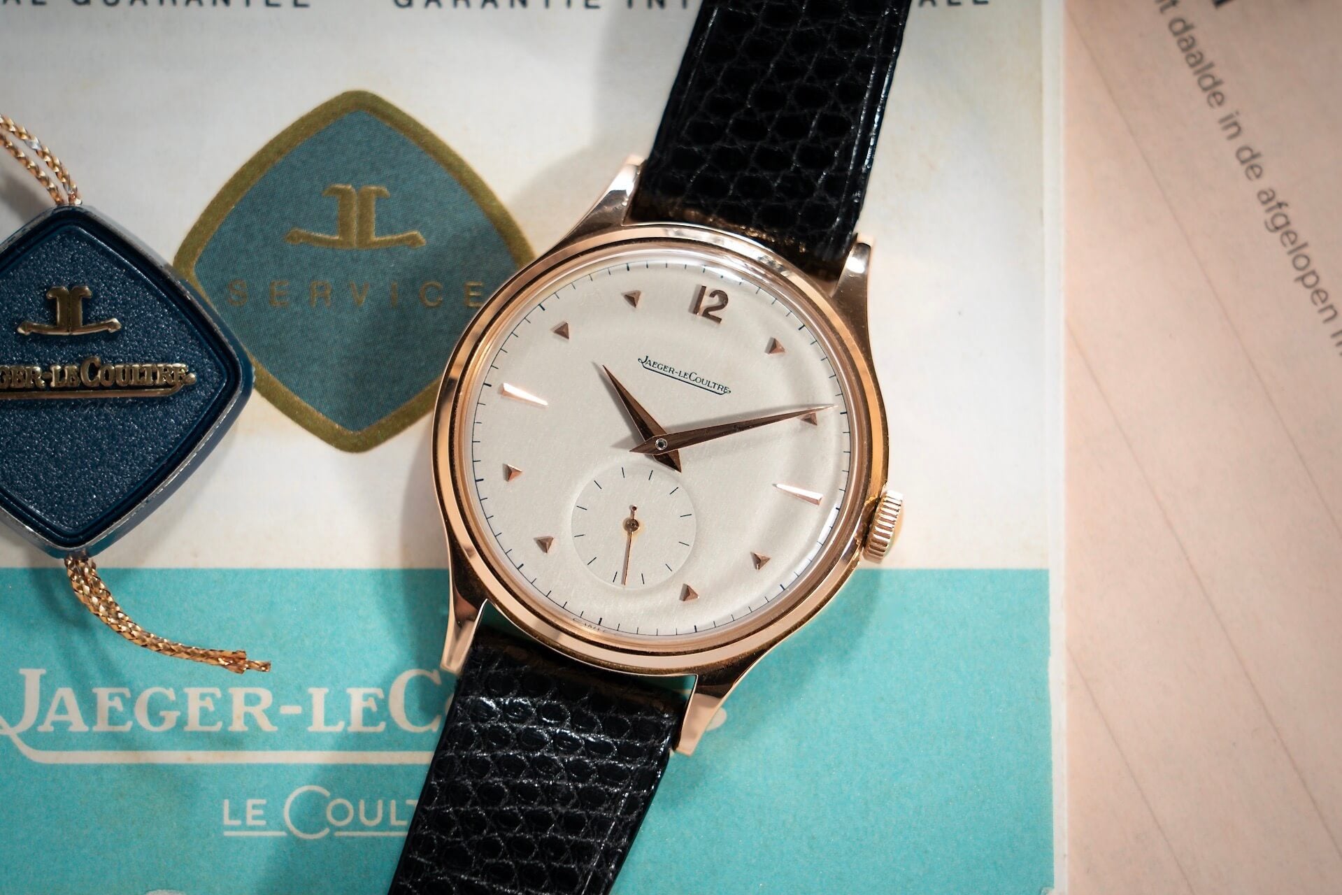 Jaeger leCoultre Calatrava Oversized 18k Rose Gold