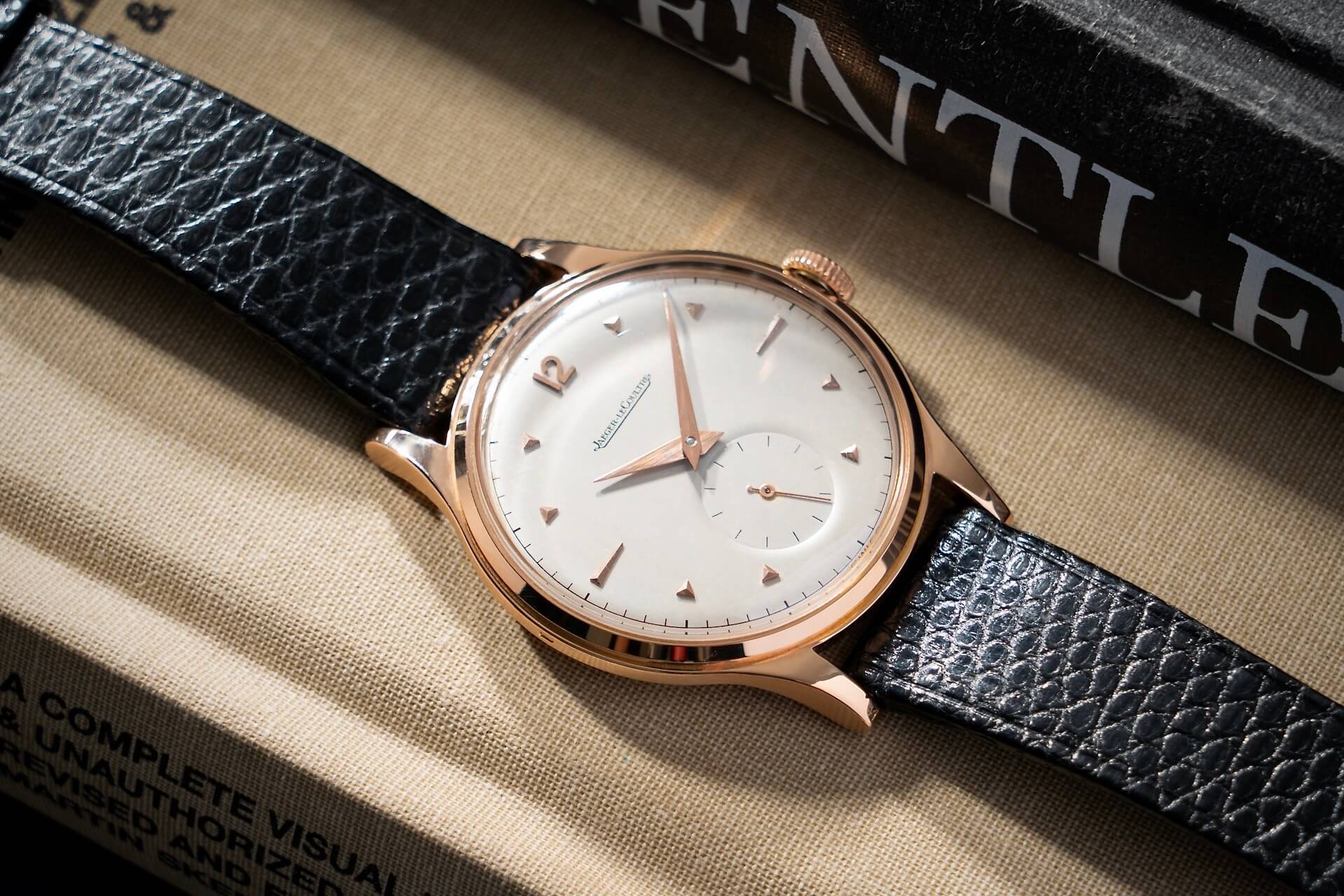 Jaeger leCoultre Calatrava Oversized 18k Rose Gold
