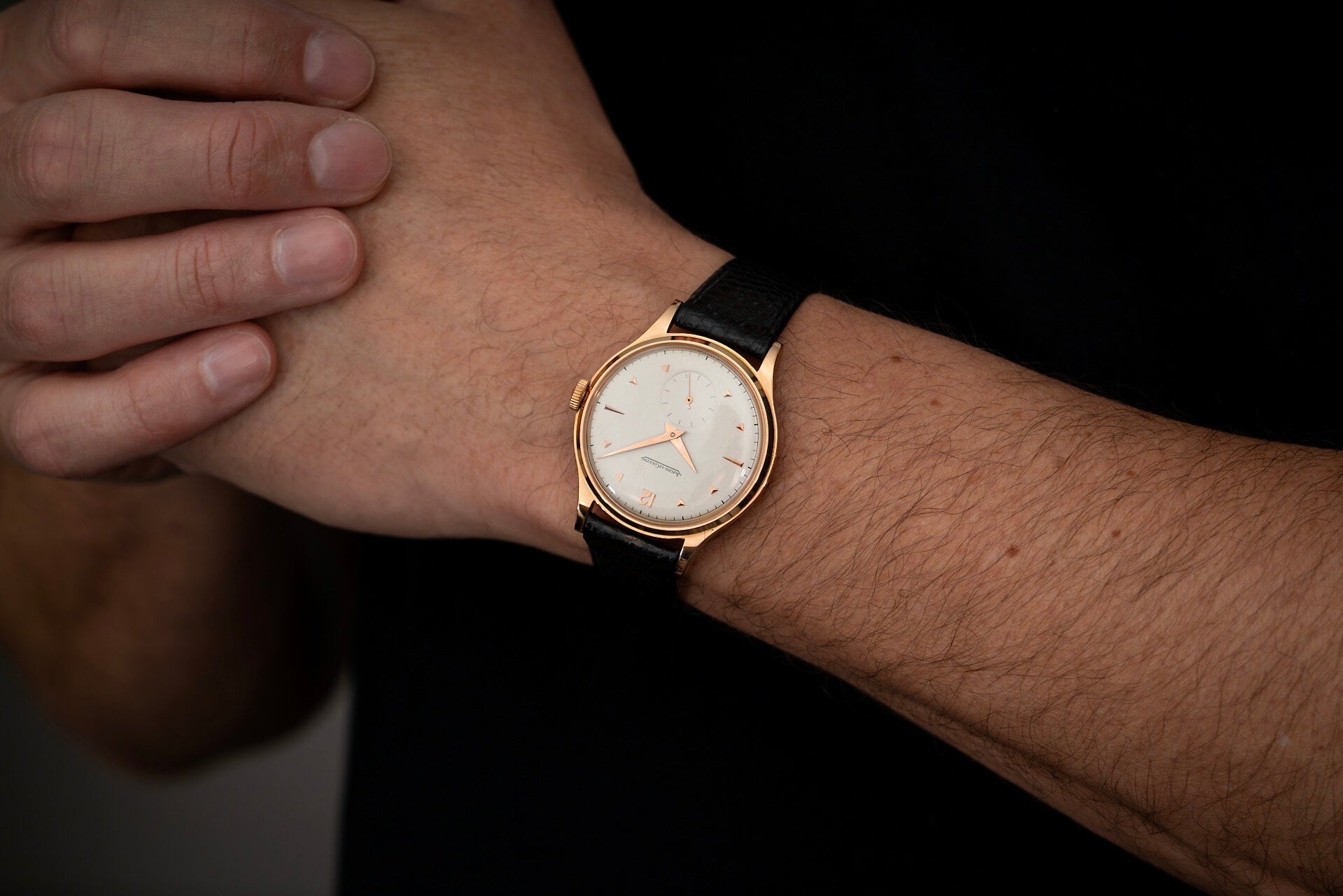 Jaeger leCoultre Calatrava Oversized 18k Rose Gold
