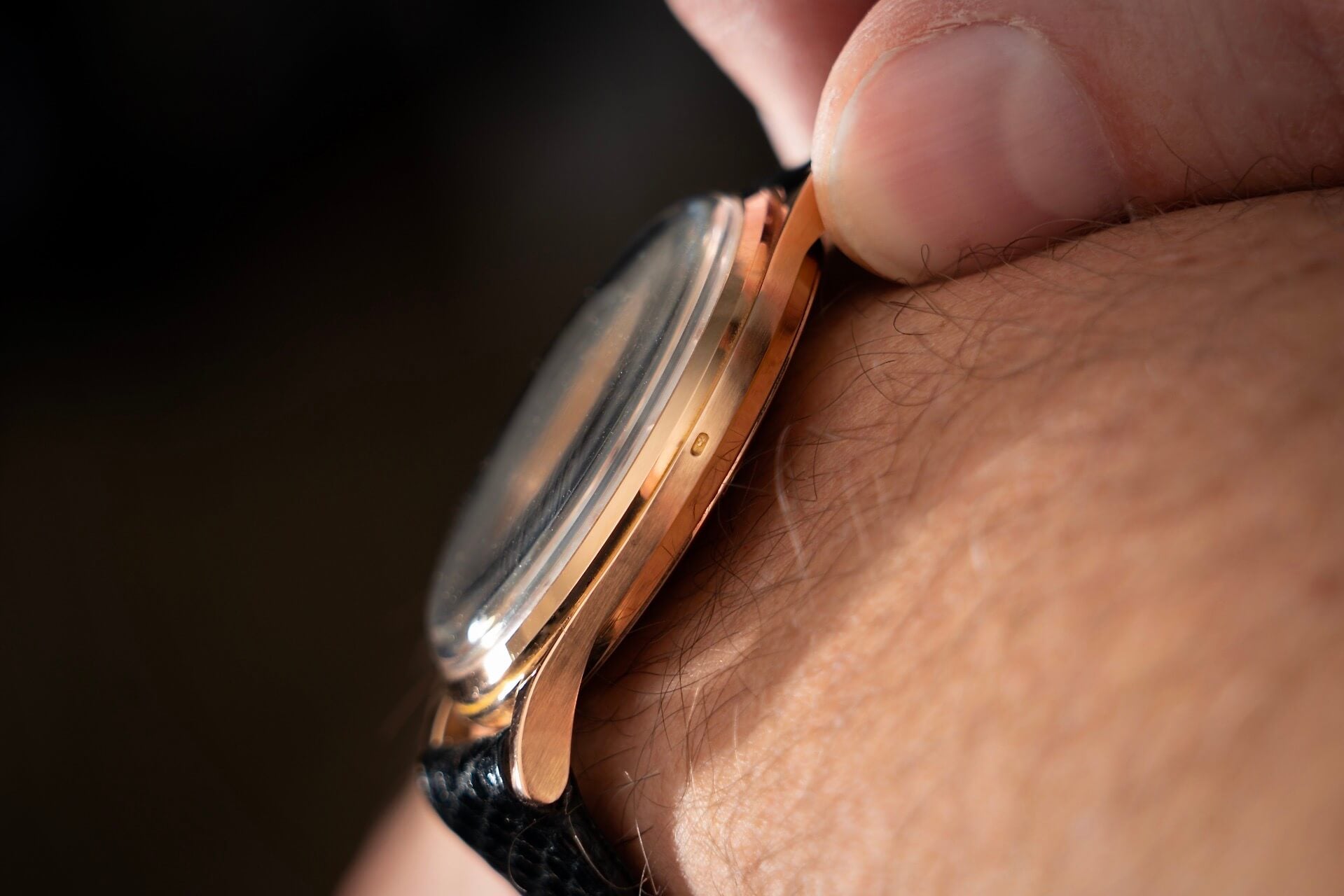 Jaeger leCoultre Calatrava Oversized 18k Rose Gold