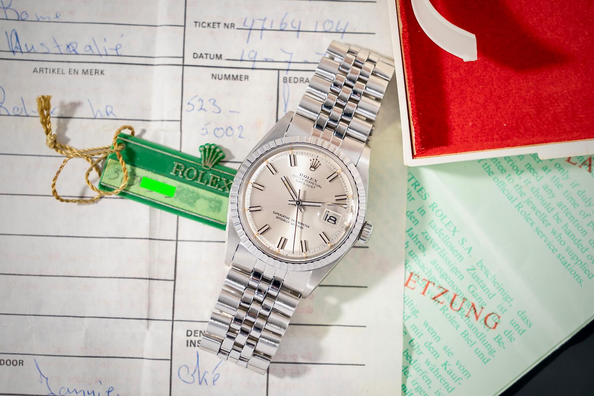 Rolex Datejust 1603 ‘Sigma Wide Boy’ B&P