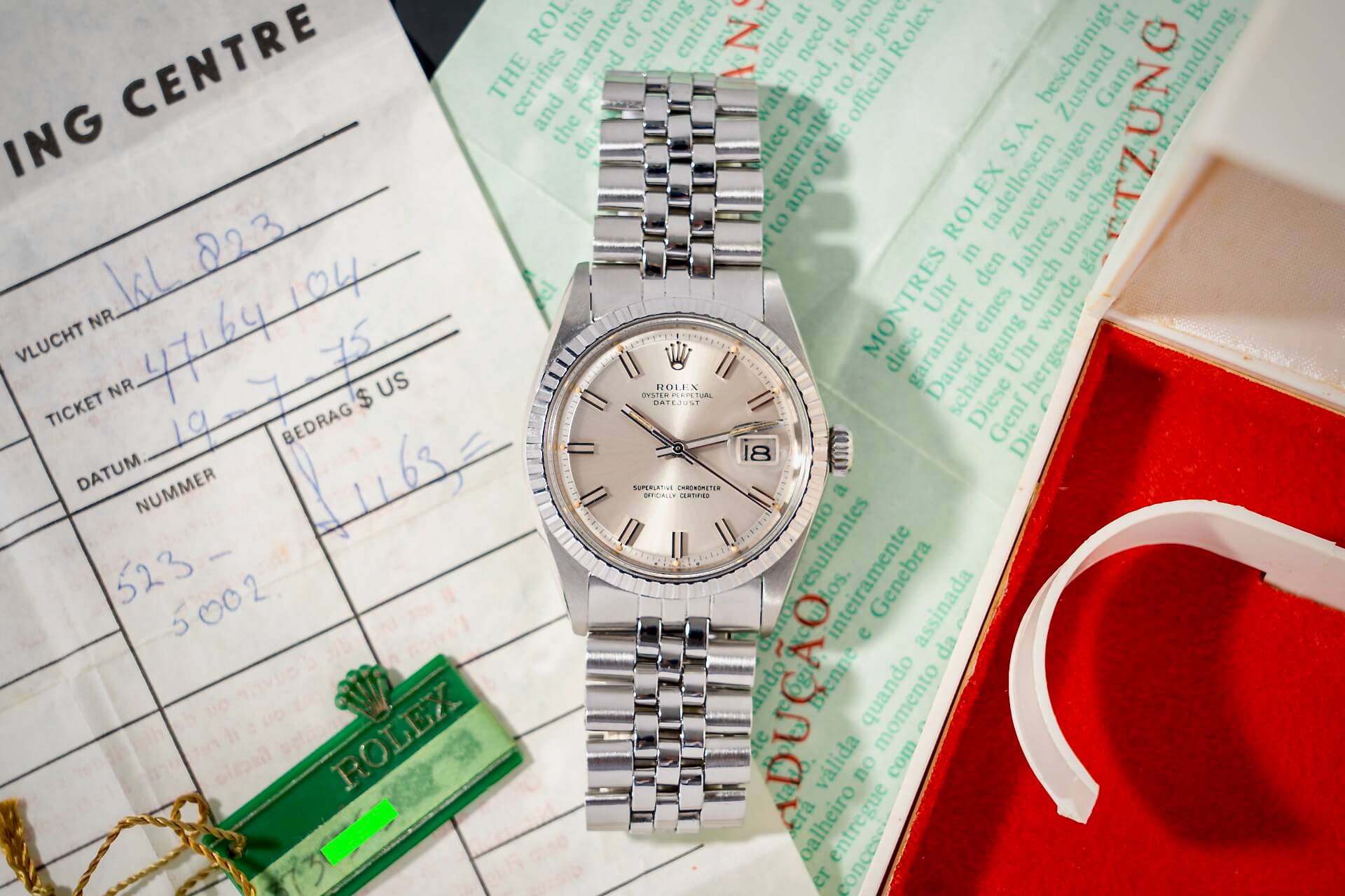 Rolex Datejust 1603 ‘Sigma Wide Boy’ B&P