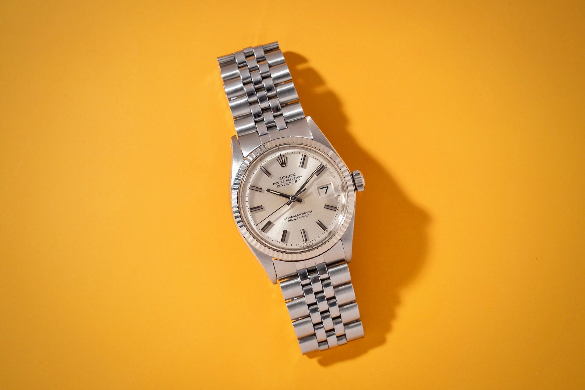 Rolex Datejust 1601 'Silver Sunburst'