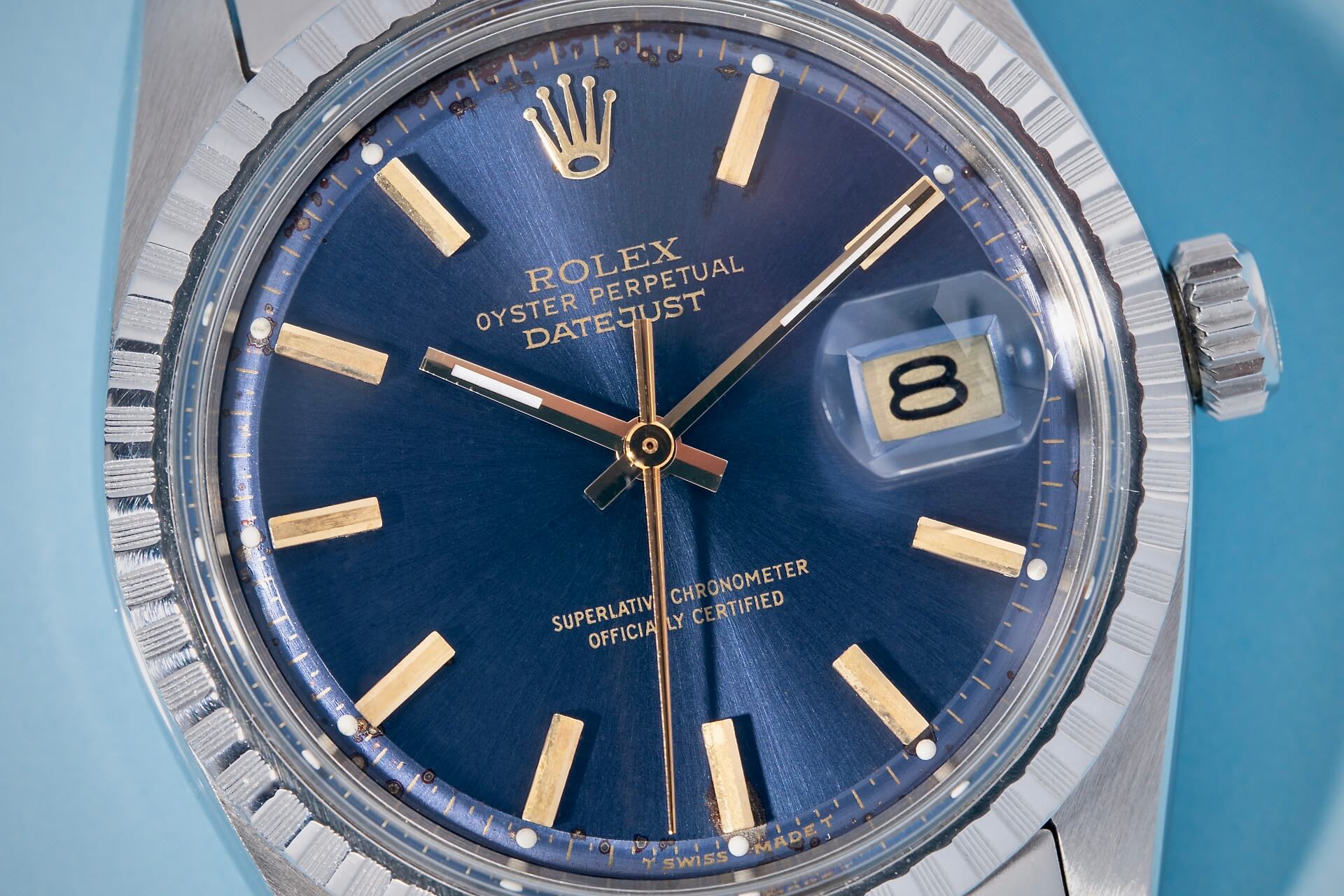 Rolex Datejust 1603 'Sapphire Blue' Dial