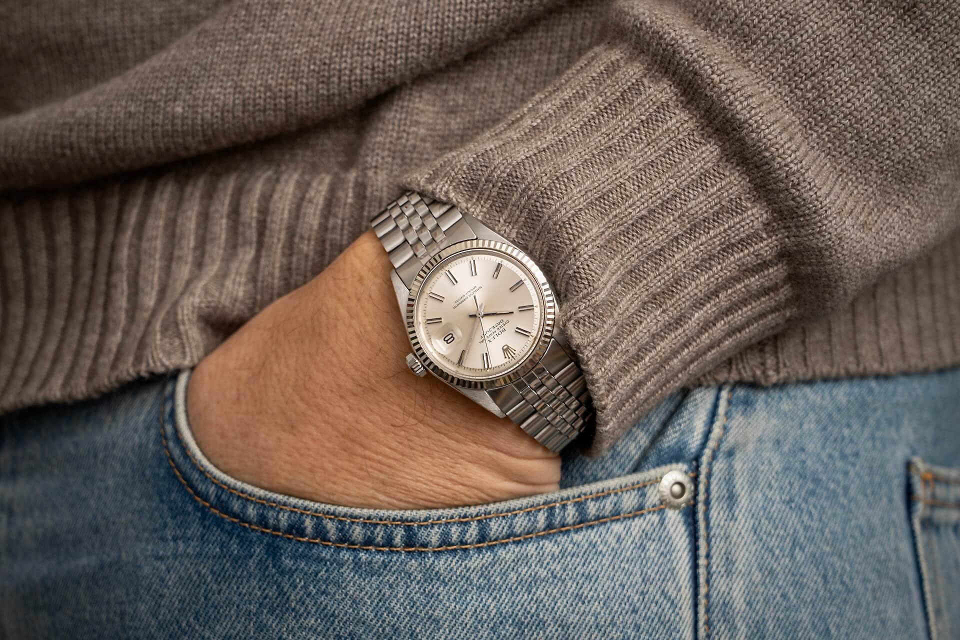 Rolex Datejust 1601 'Silver Sunburst'