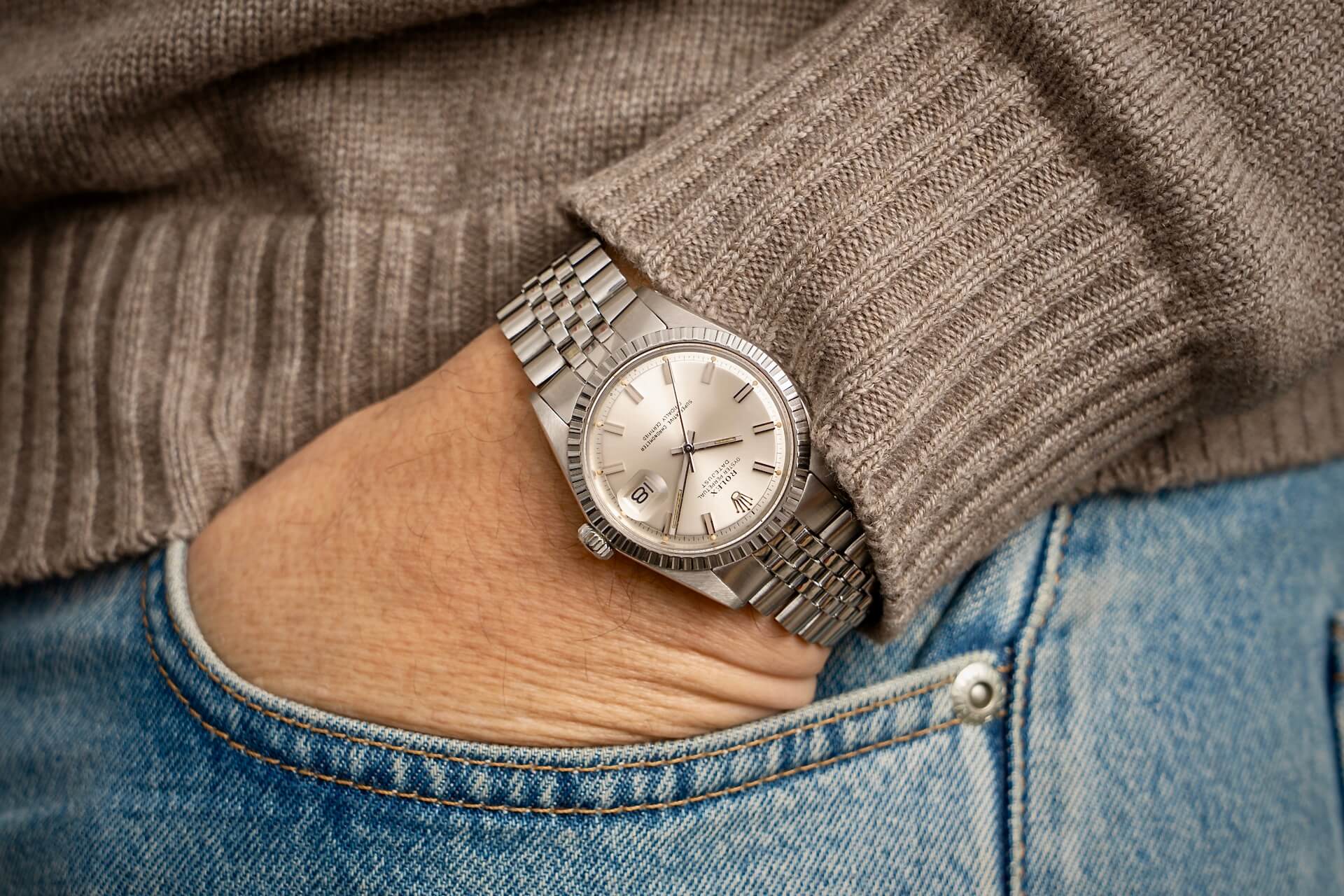 Rolex Datejust 1603 ‘Sigma Wide Boy’ B&P