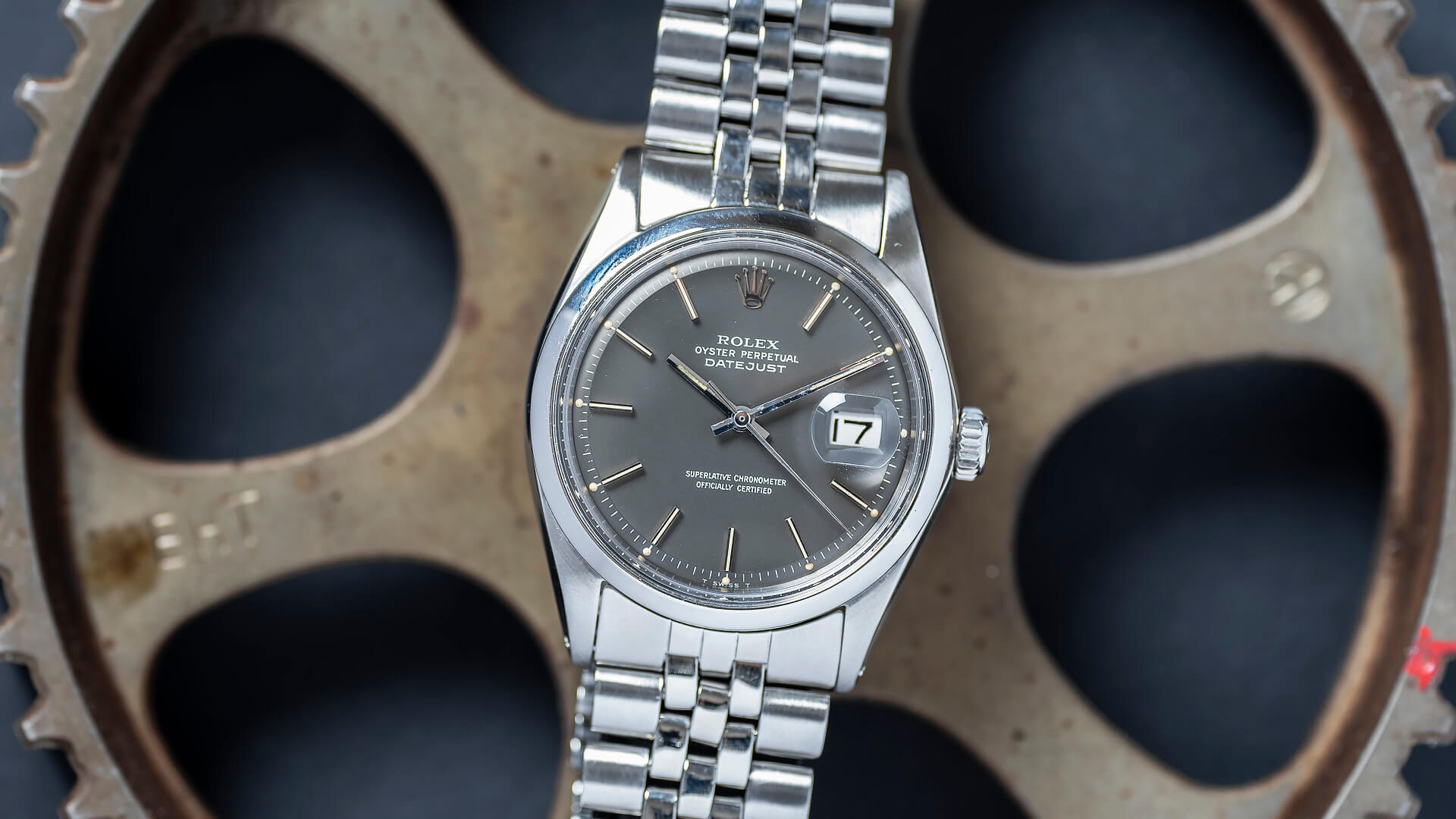 Rolex Datejust 1600 'Anthracite Dial'