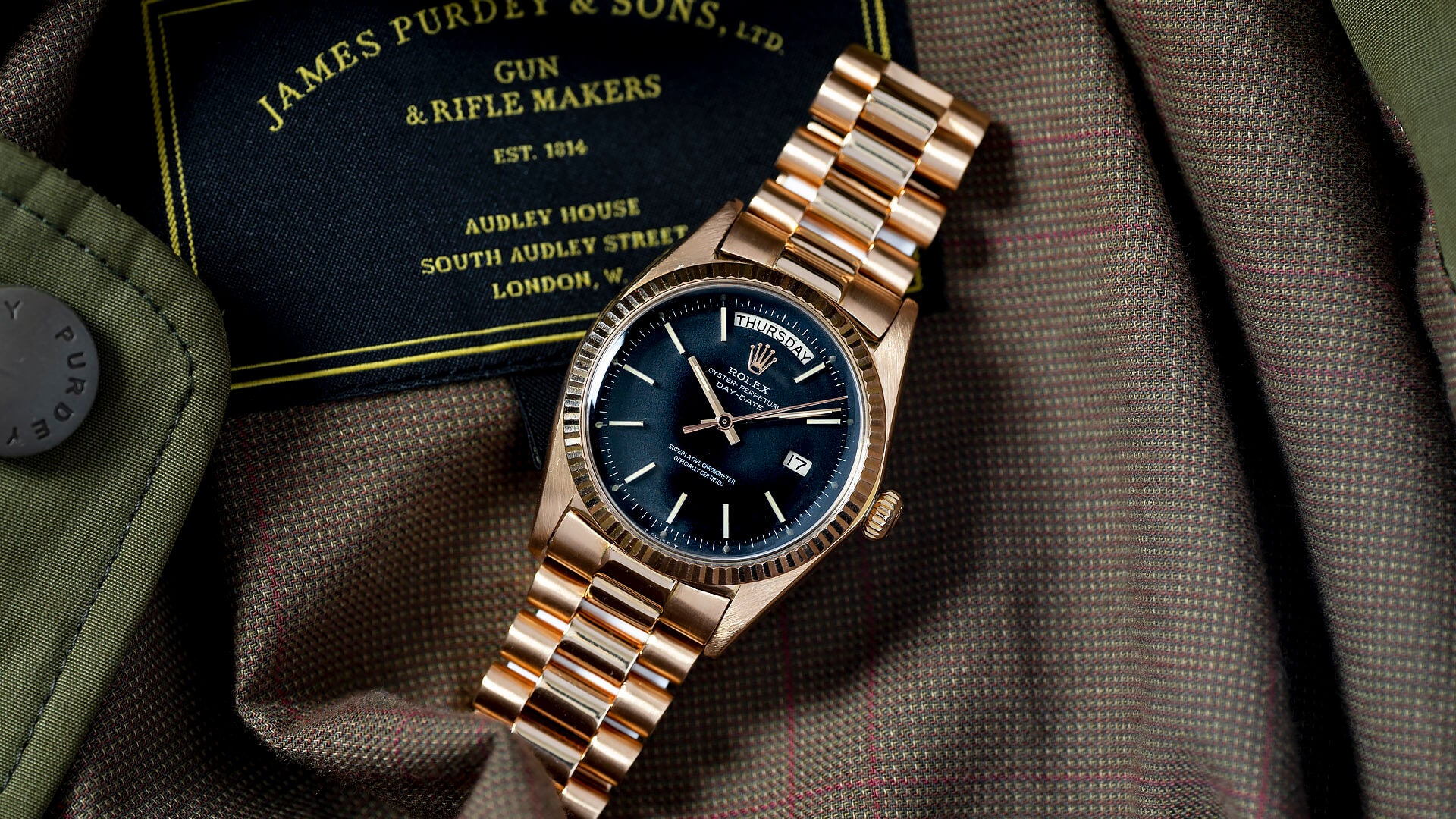 Rolex Day-Date 1803 Rose Gold 'Confetti Dial'