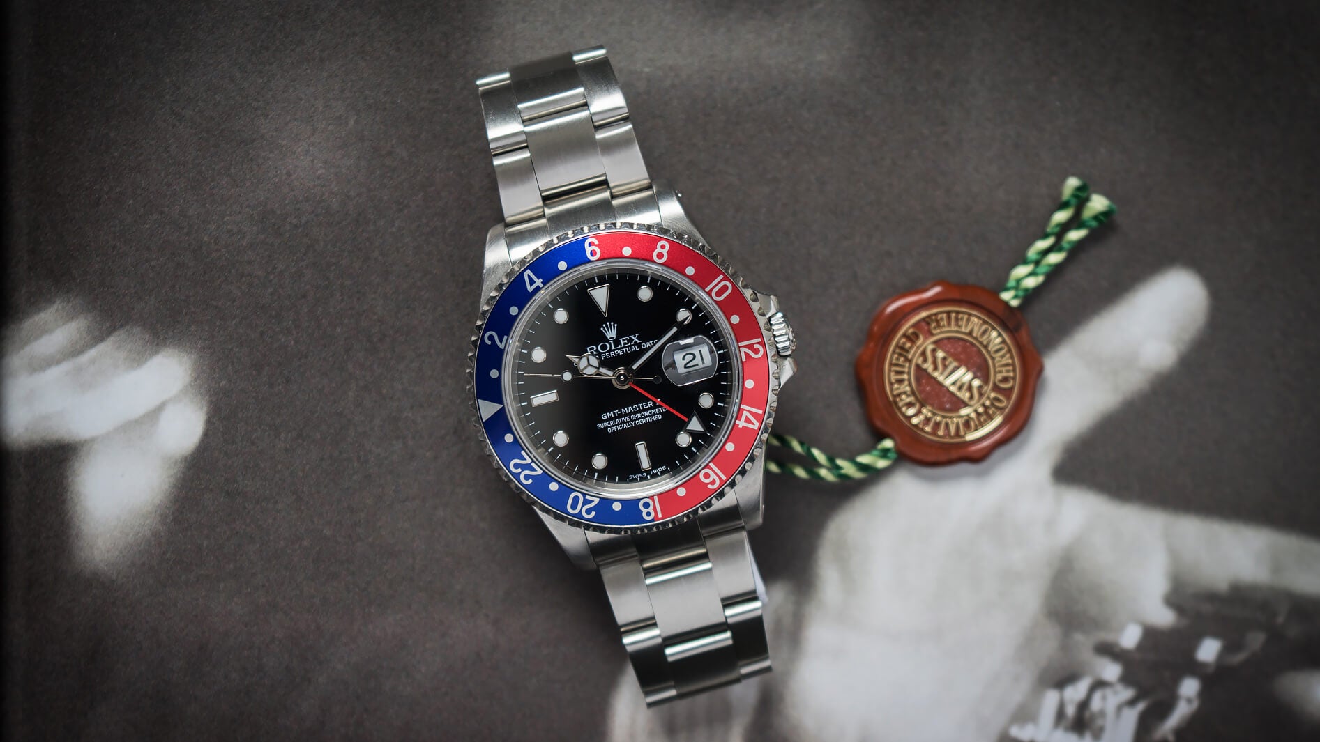 Rolex GMT-Master 16710 B&P