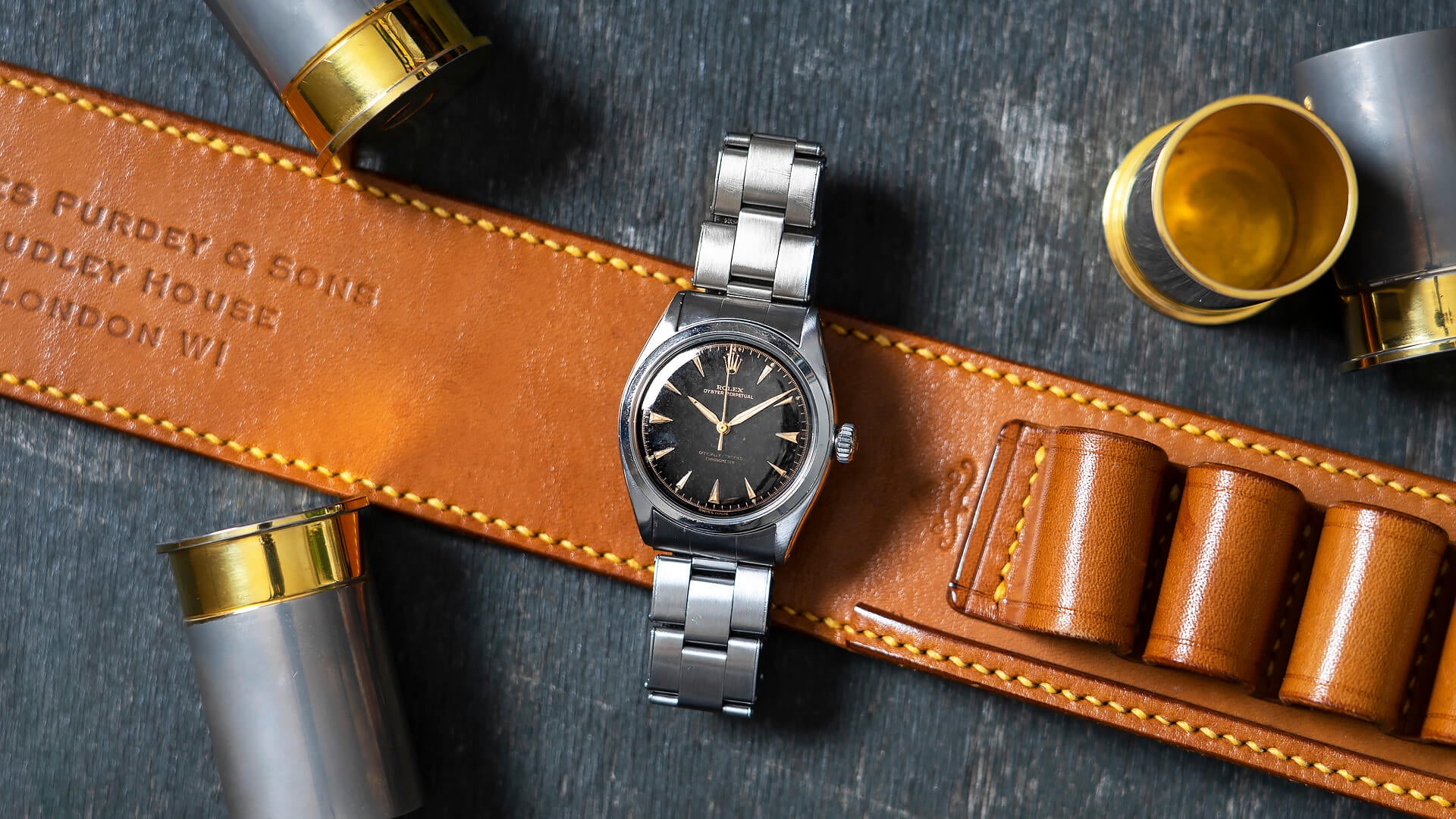 Rolex Oyster Perpetual reference 6084-0 'OCC Gilt Dial'