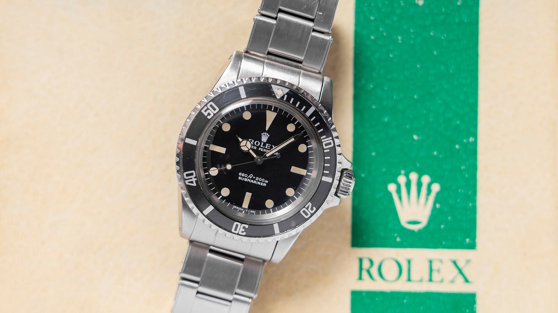 Rolex Submariner 5513 'Fat Font'