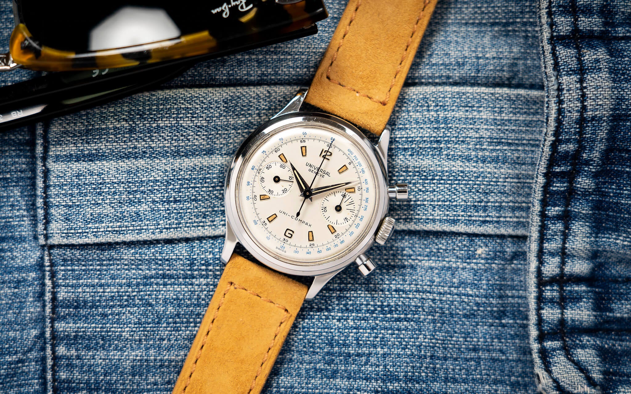 Universal Geneve Uni-Compax Tachymeter 22295.2