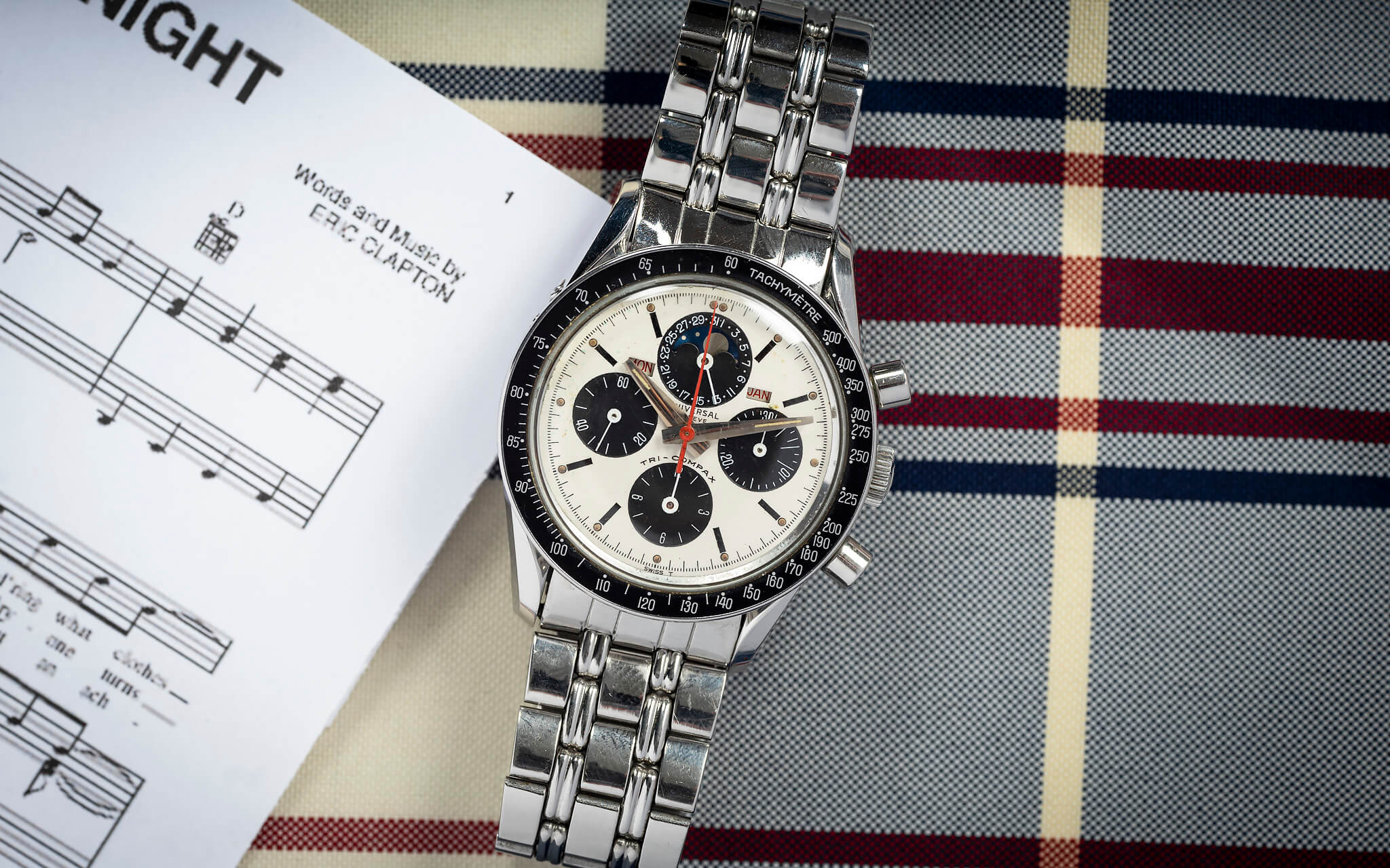UNIVERSAL GENEVE TRI-COMPAX ‘ERIC CLAPTON’