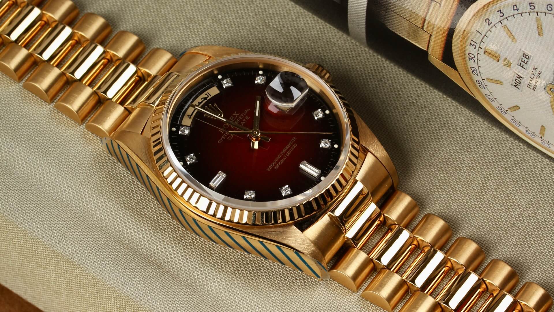 Rolex Day-Date 18038 'Arabic' B&P