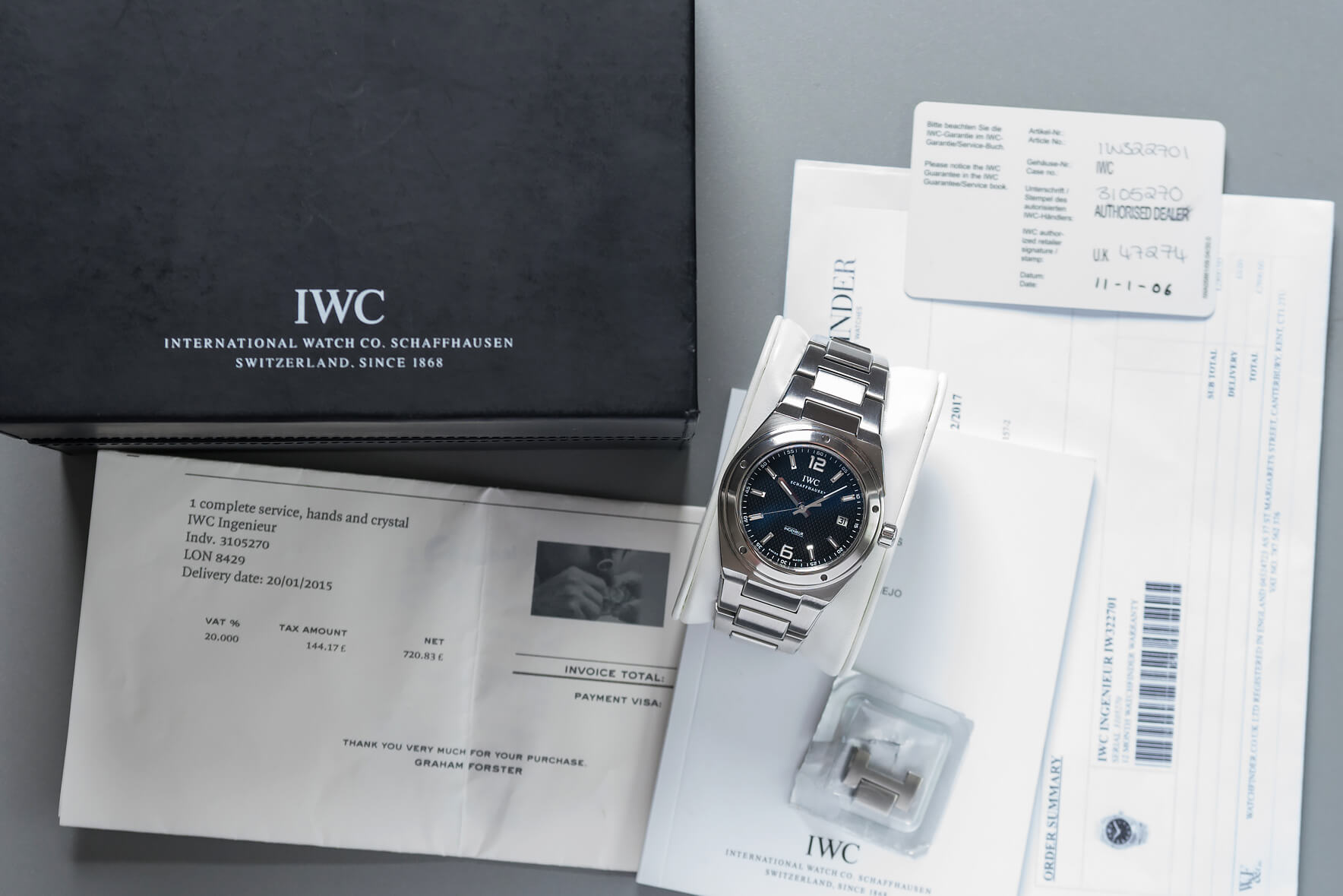 IWC Ingenieur 322701 B&P