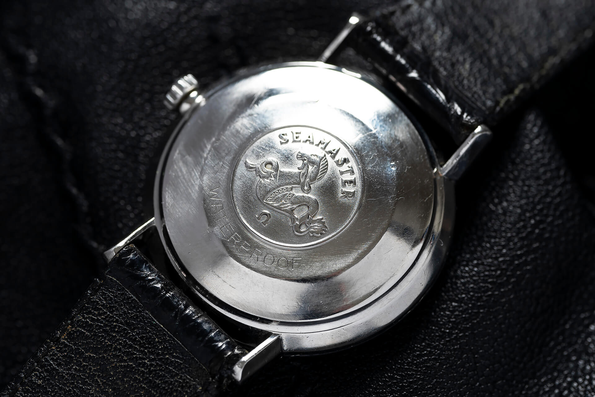 Omega Seamaster Black Textured Dial