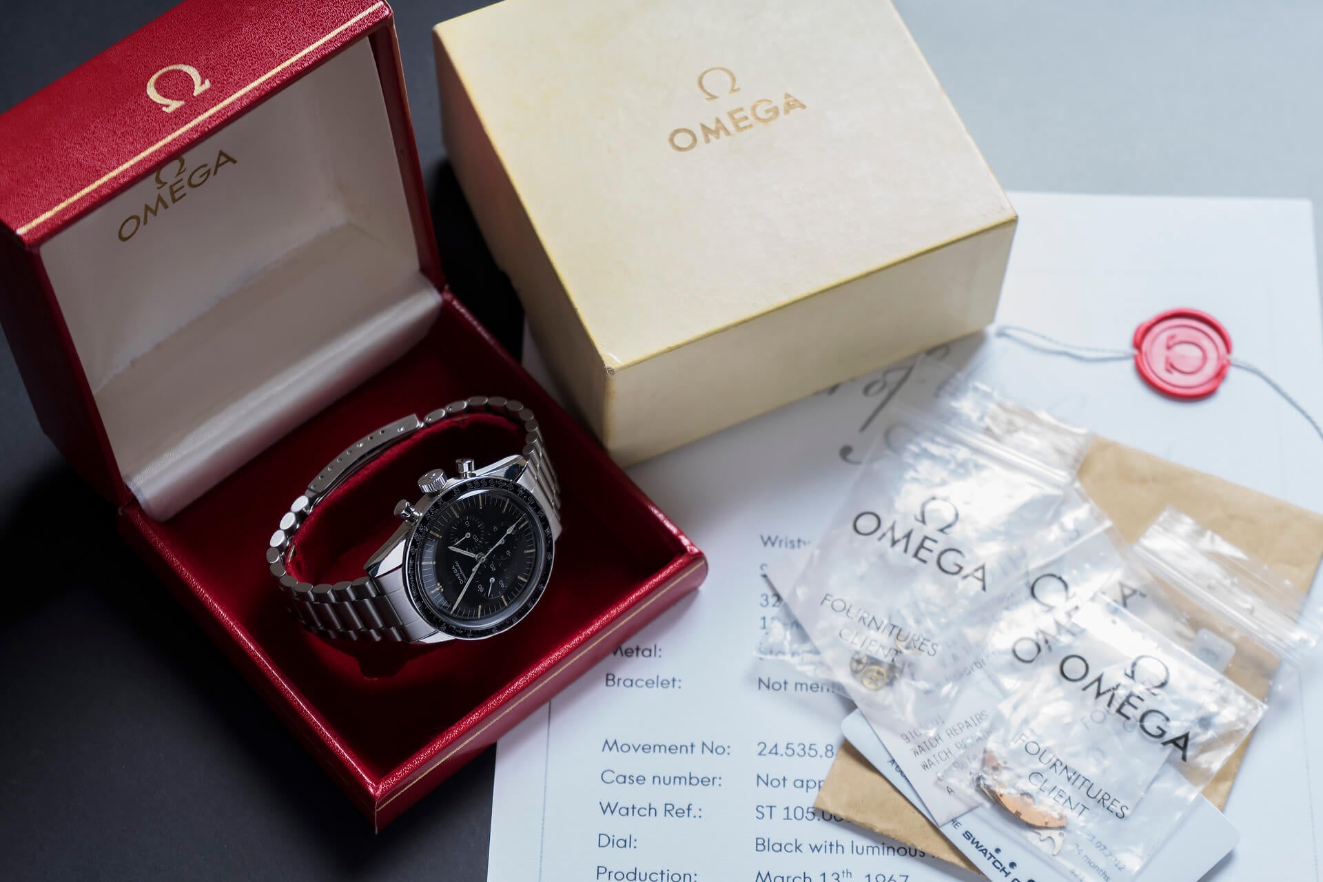 Omega Speedmaster 105.003 'Ed White' B&P