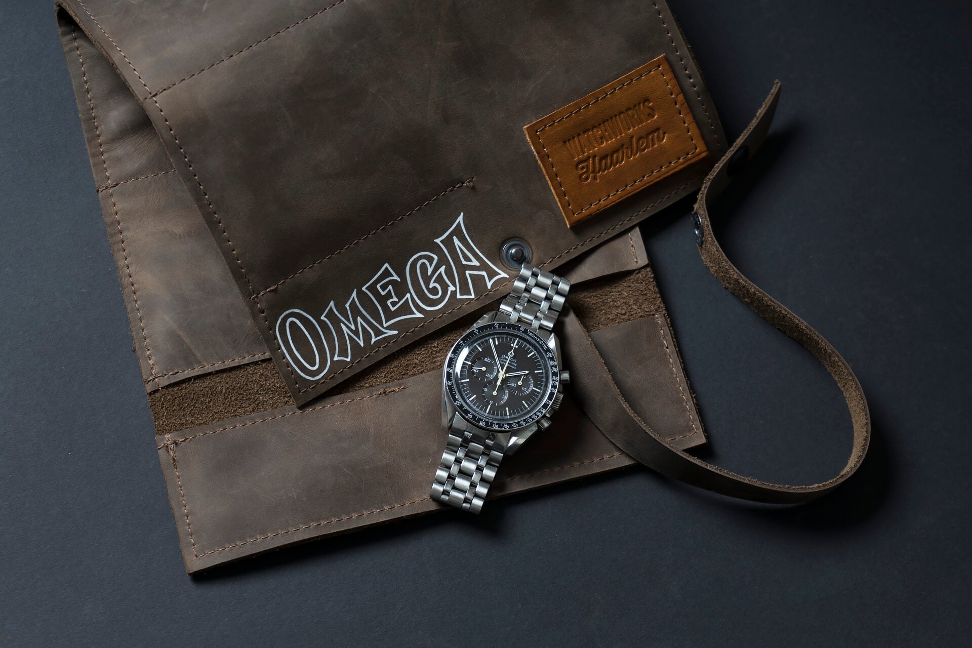 OMEGA SPEEDMASTER DARK TROPICAL + HOLZER