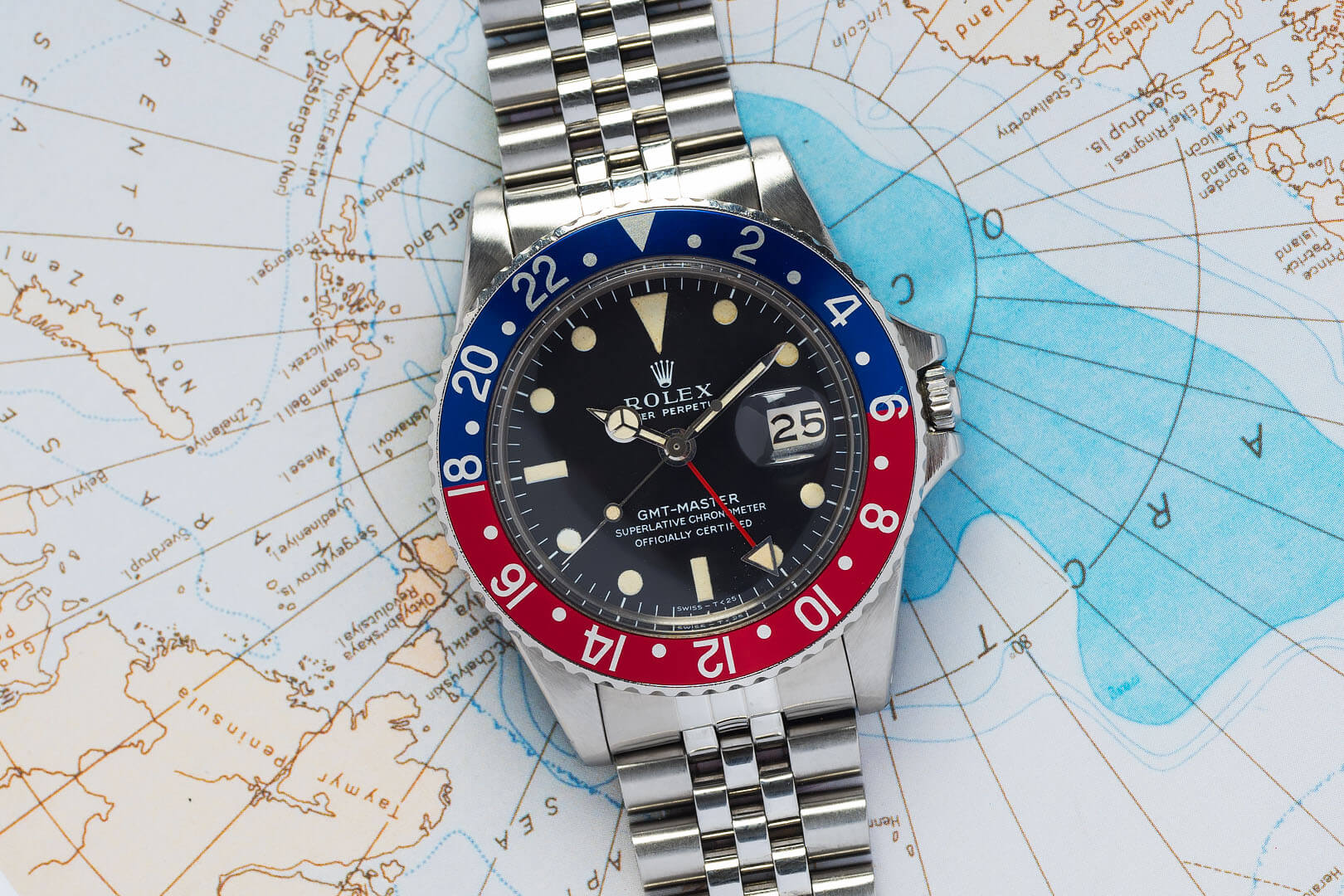 Rolex GMT-Master 1675 MK1 ‘Long E’