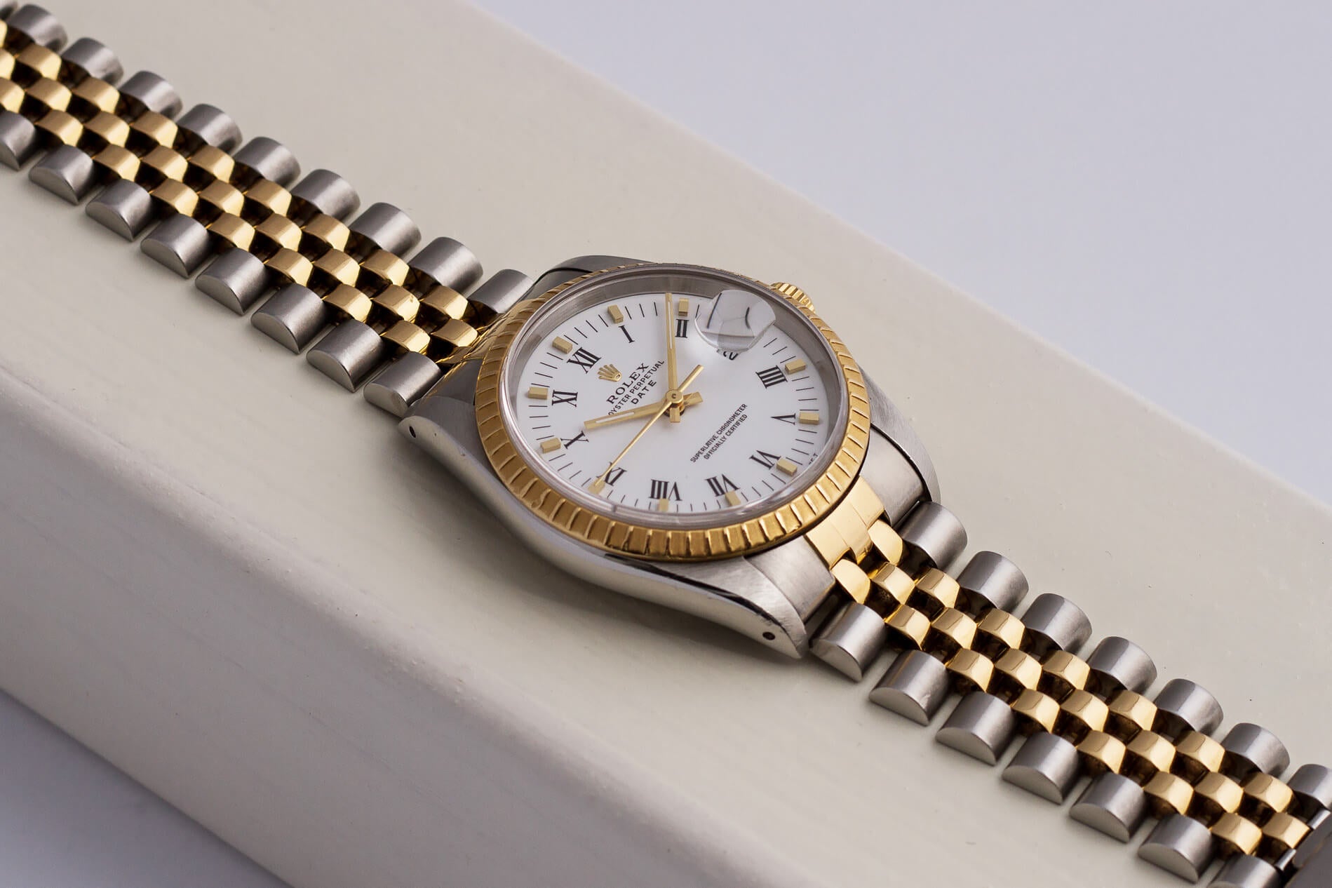 Rolex Date 15233 Porcelain Dial