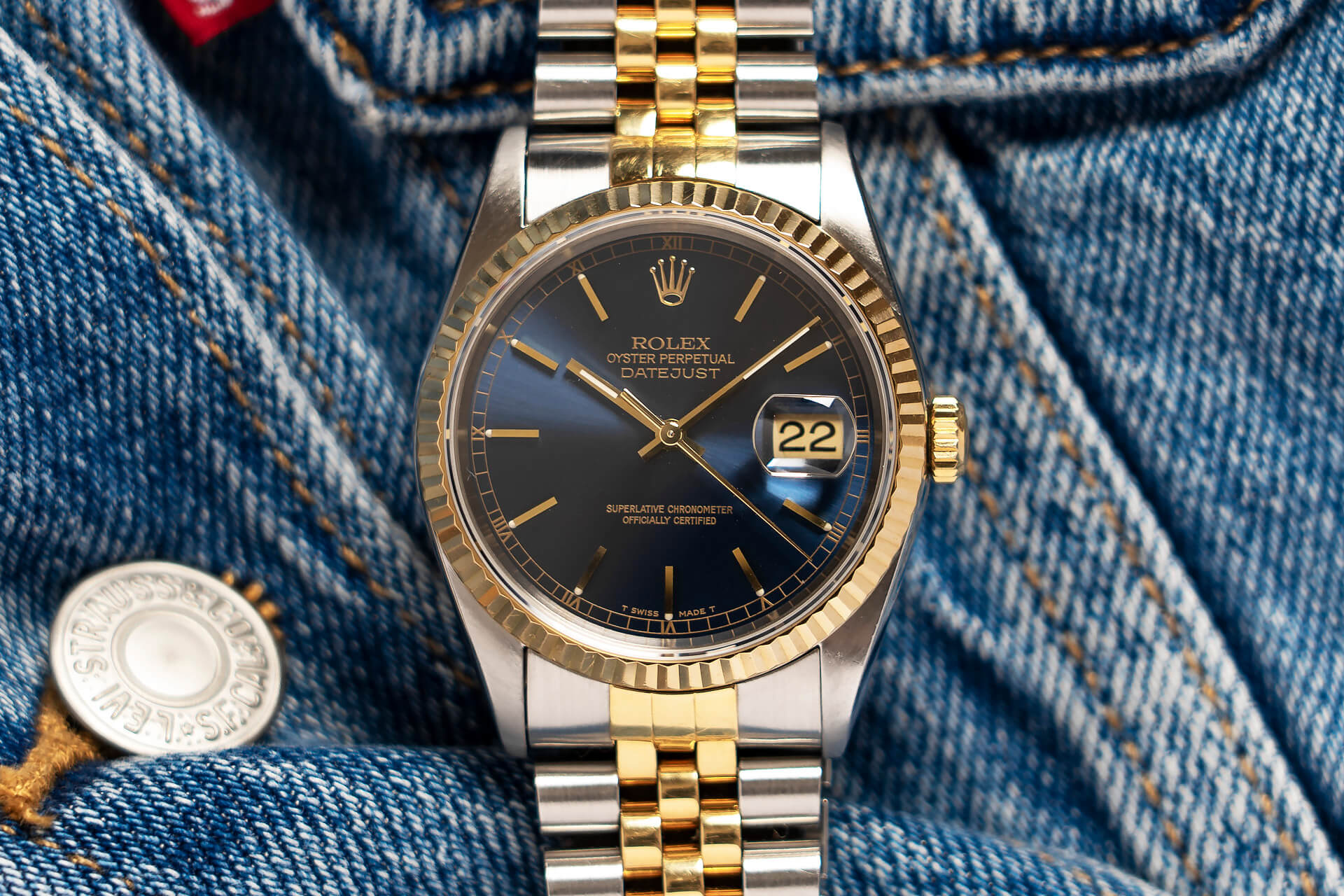 Rolex Datejust 16233 'Electric Blue'