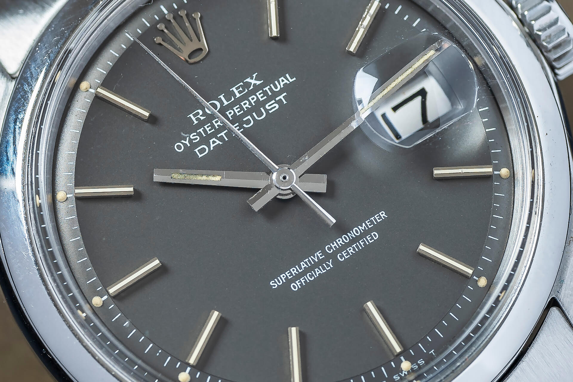 Rolex Datejust 1600 'Anthracite Dial'