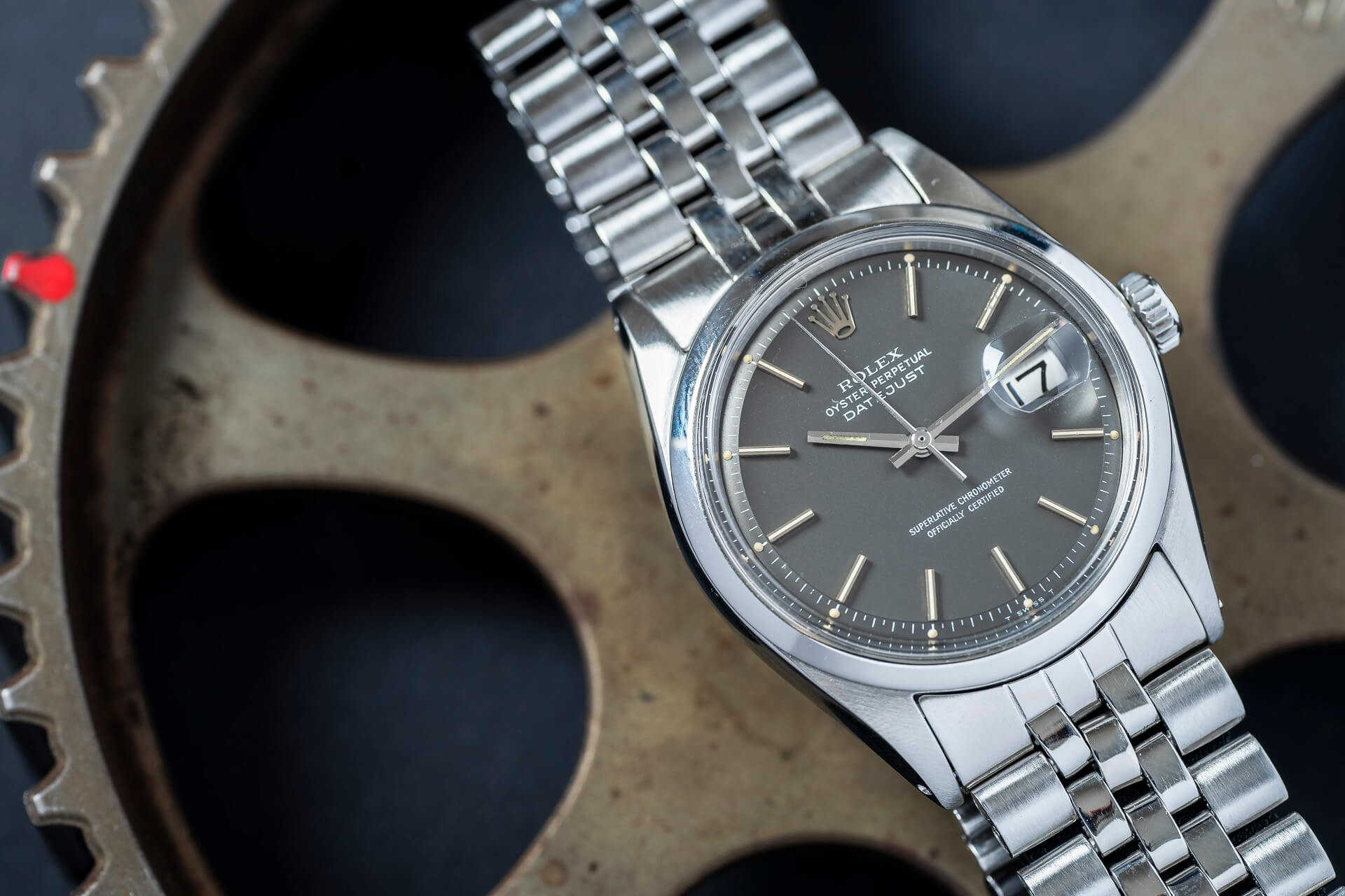 Rolex Datejust 1600 'Anthracite Dial'