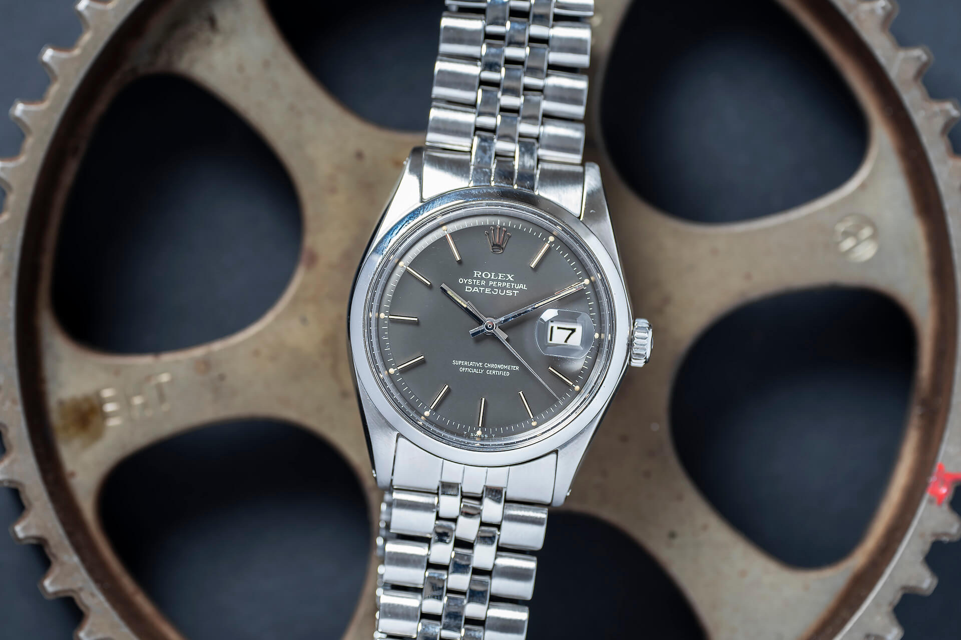 Rolex Datejust 1600 'Anthracite Dial'