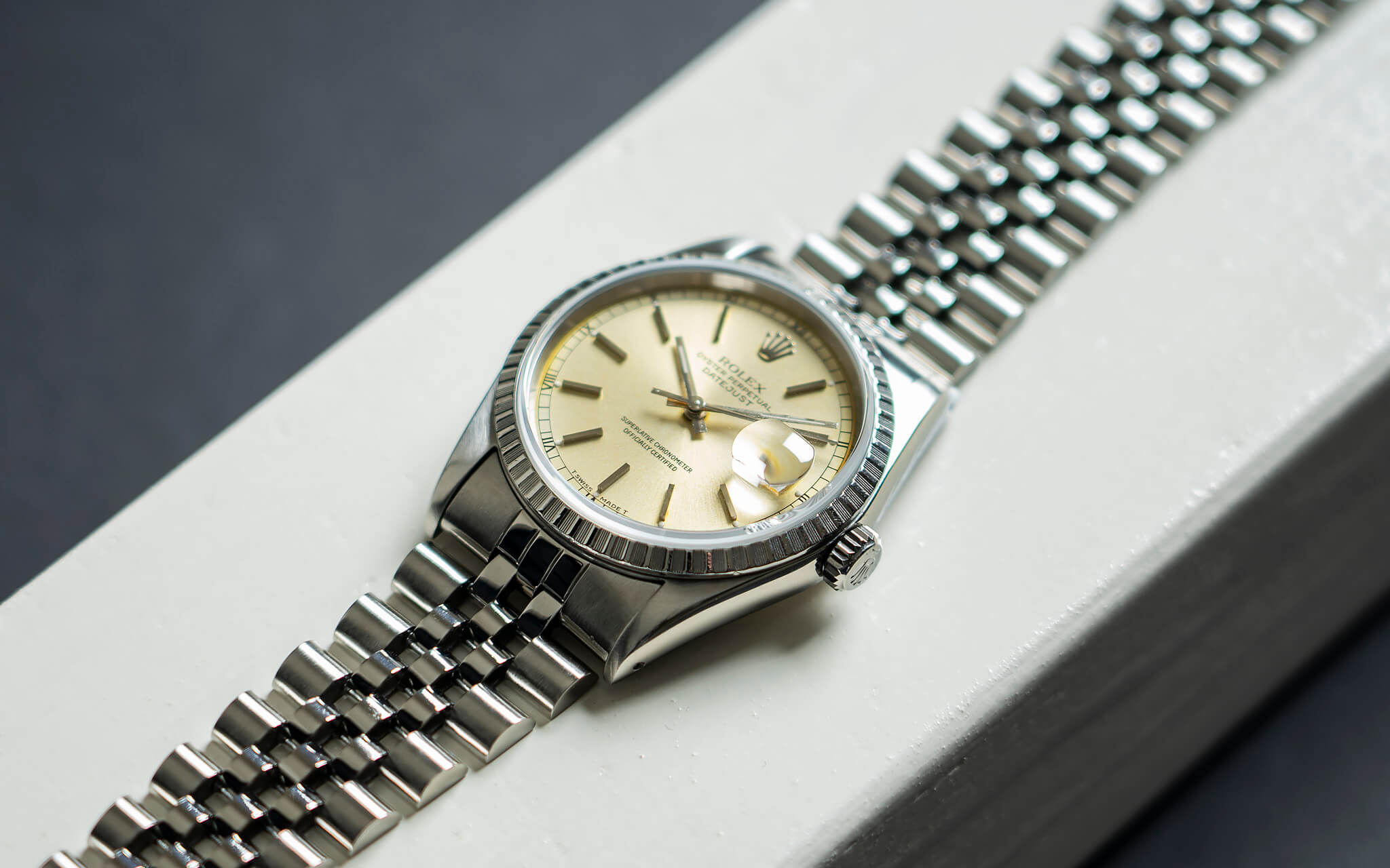 ROLEX DATEJUST CHAMPAGNE