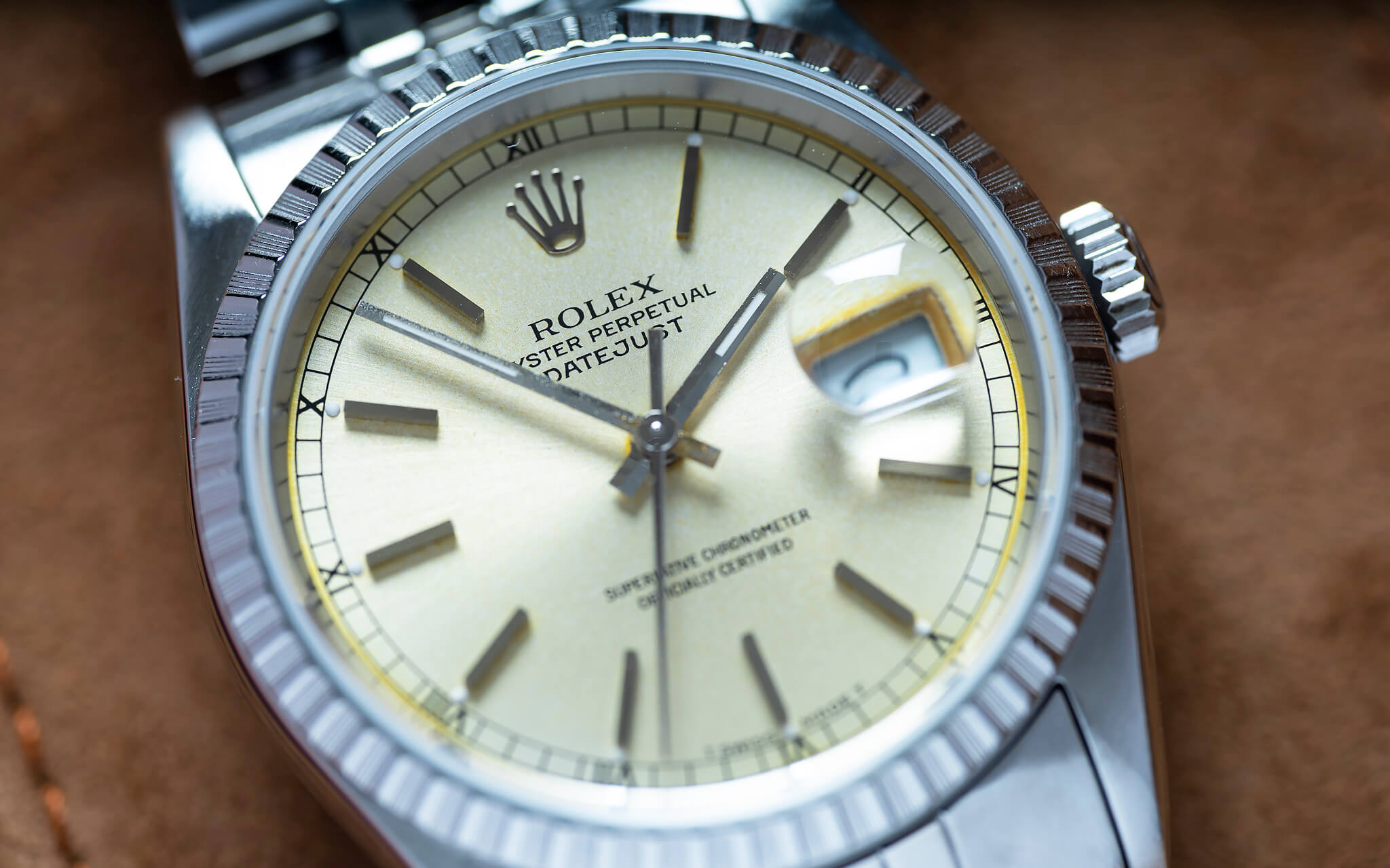 ROLEX DATEJUST CHAMPAGNE