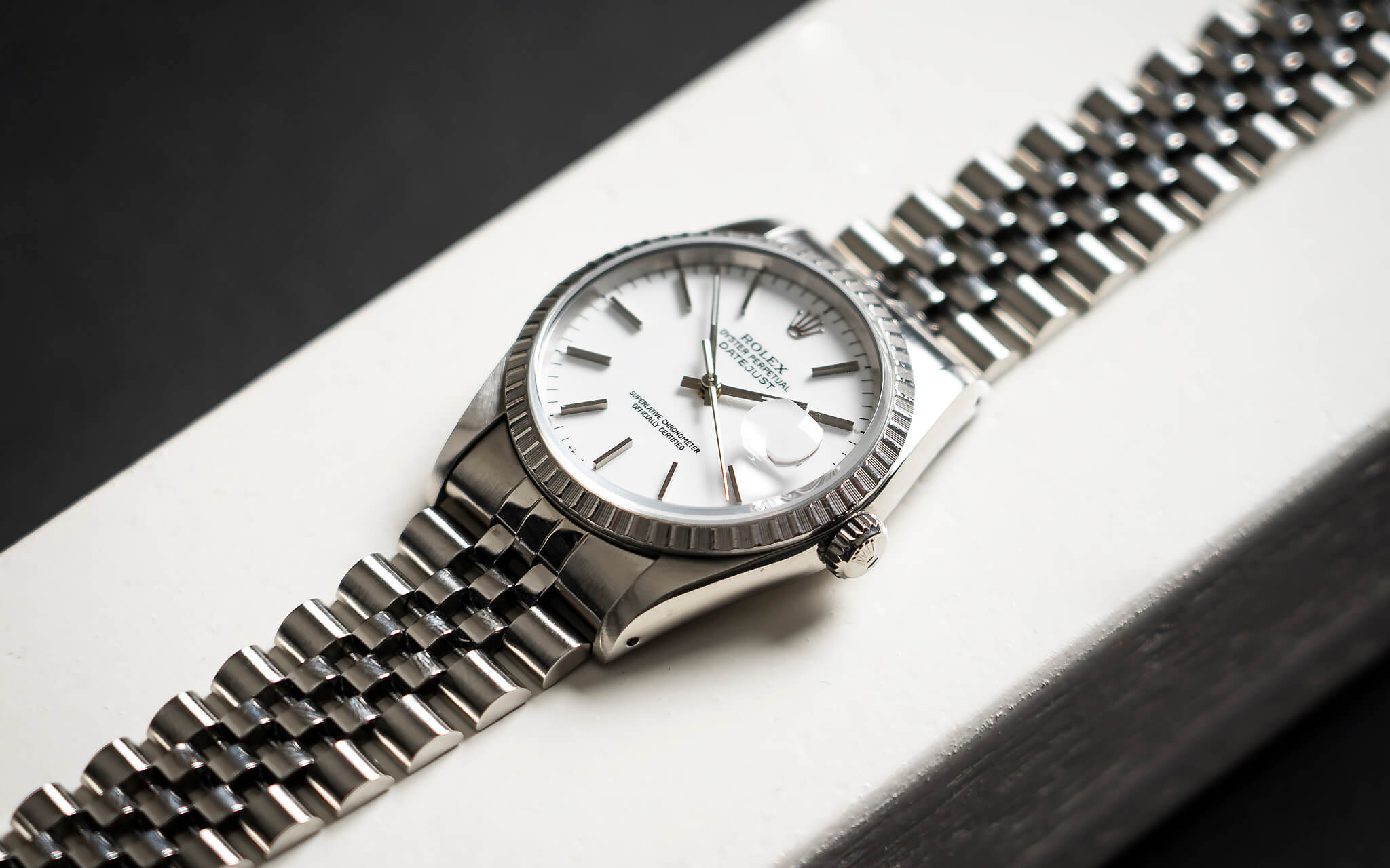 Rolex Datejust Ref. 16220 'Porcelain Dial'