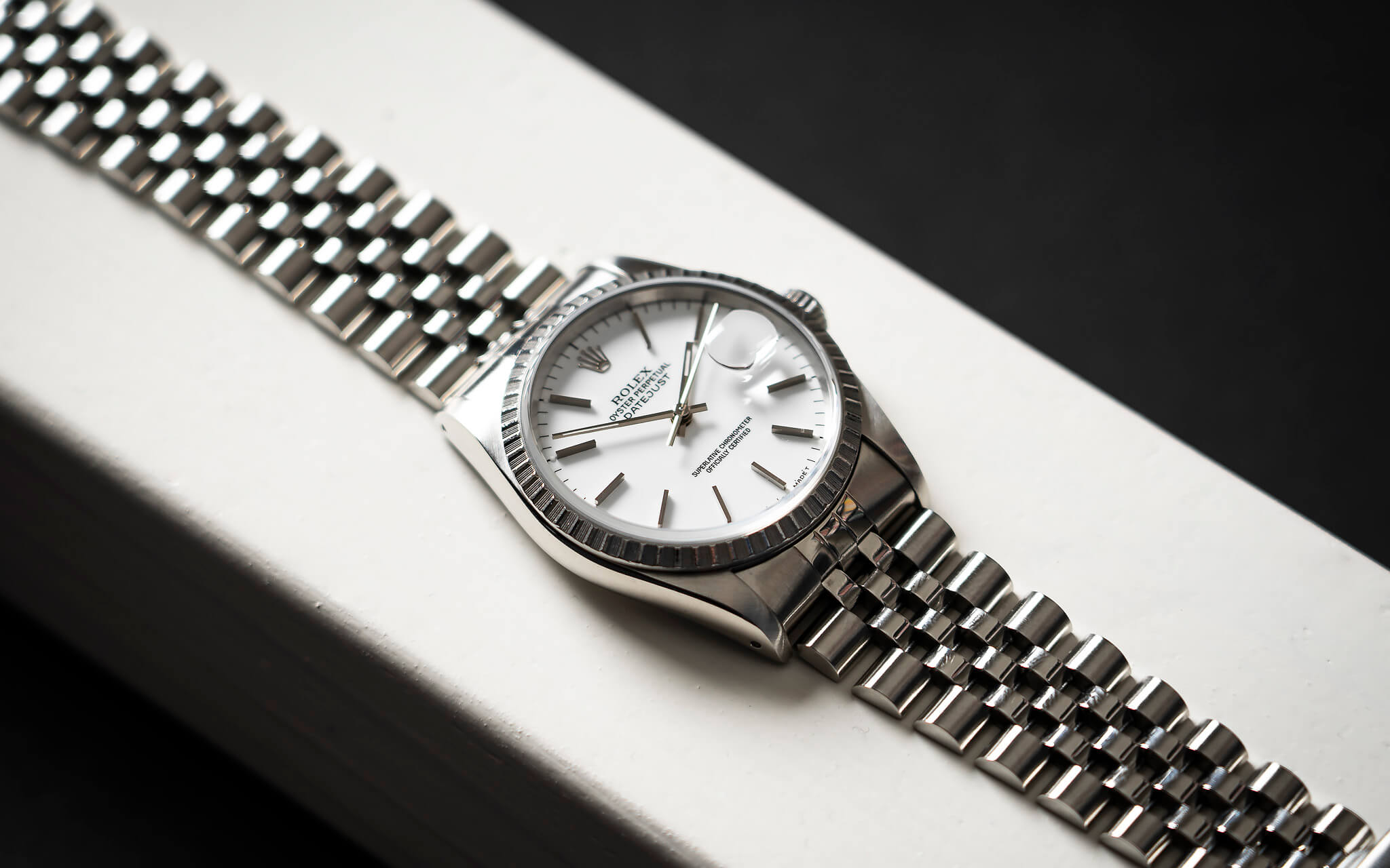 Rolex Datejust Ref. 16220 'Porcelain Dial'